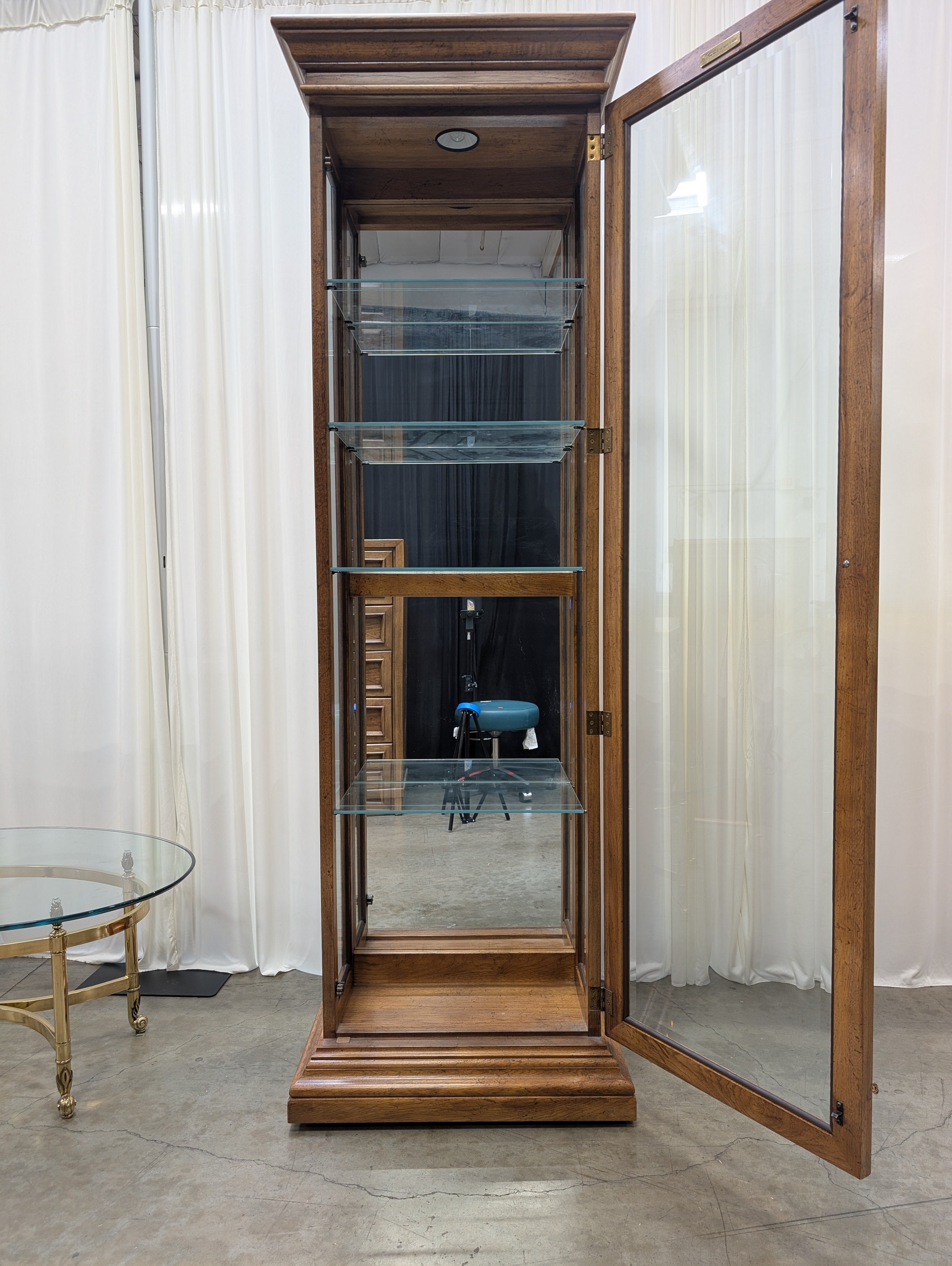 Vintage American of Martinsville lighted Curio Cabinet