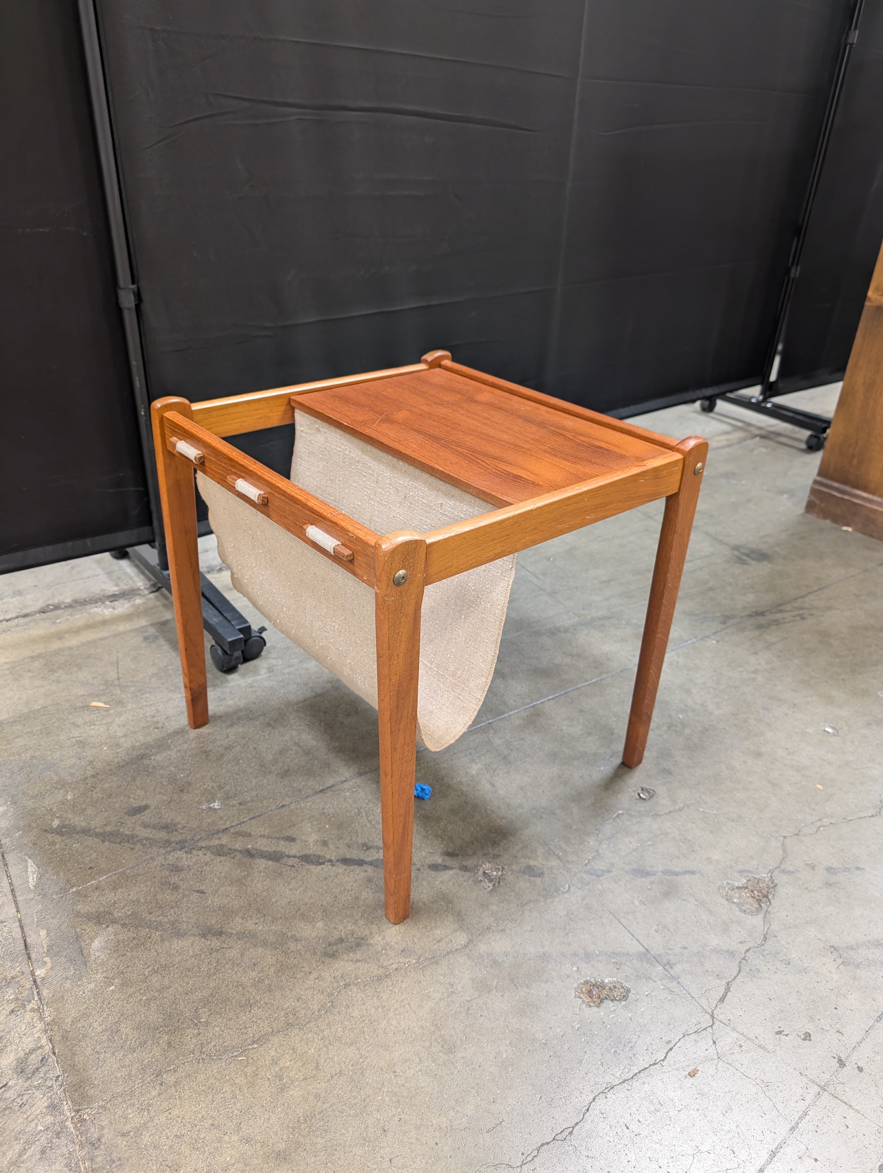 Danish Modern Teak Magazine Rack by BRDR Furbo