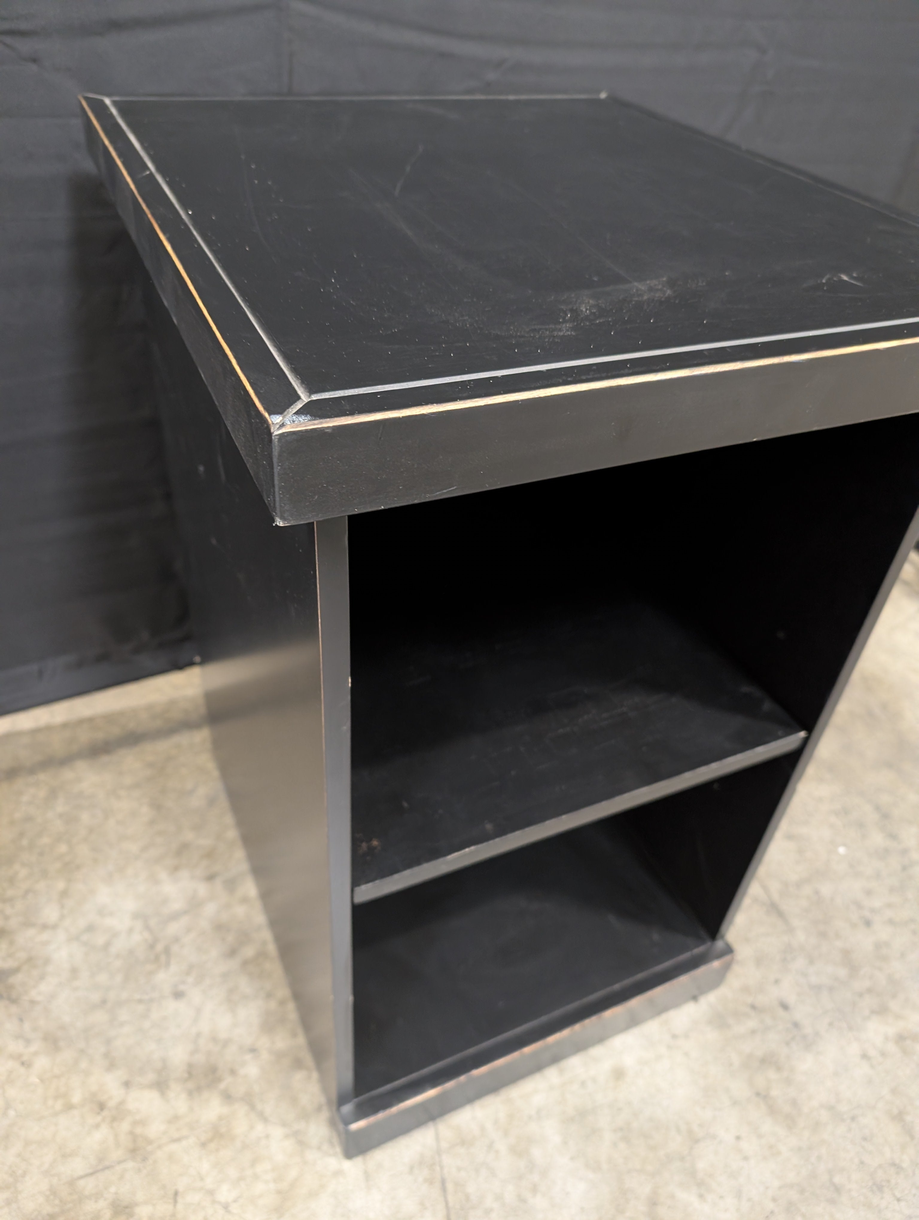 BALLARD DESIGNS Black Nightstand