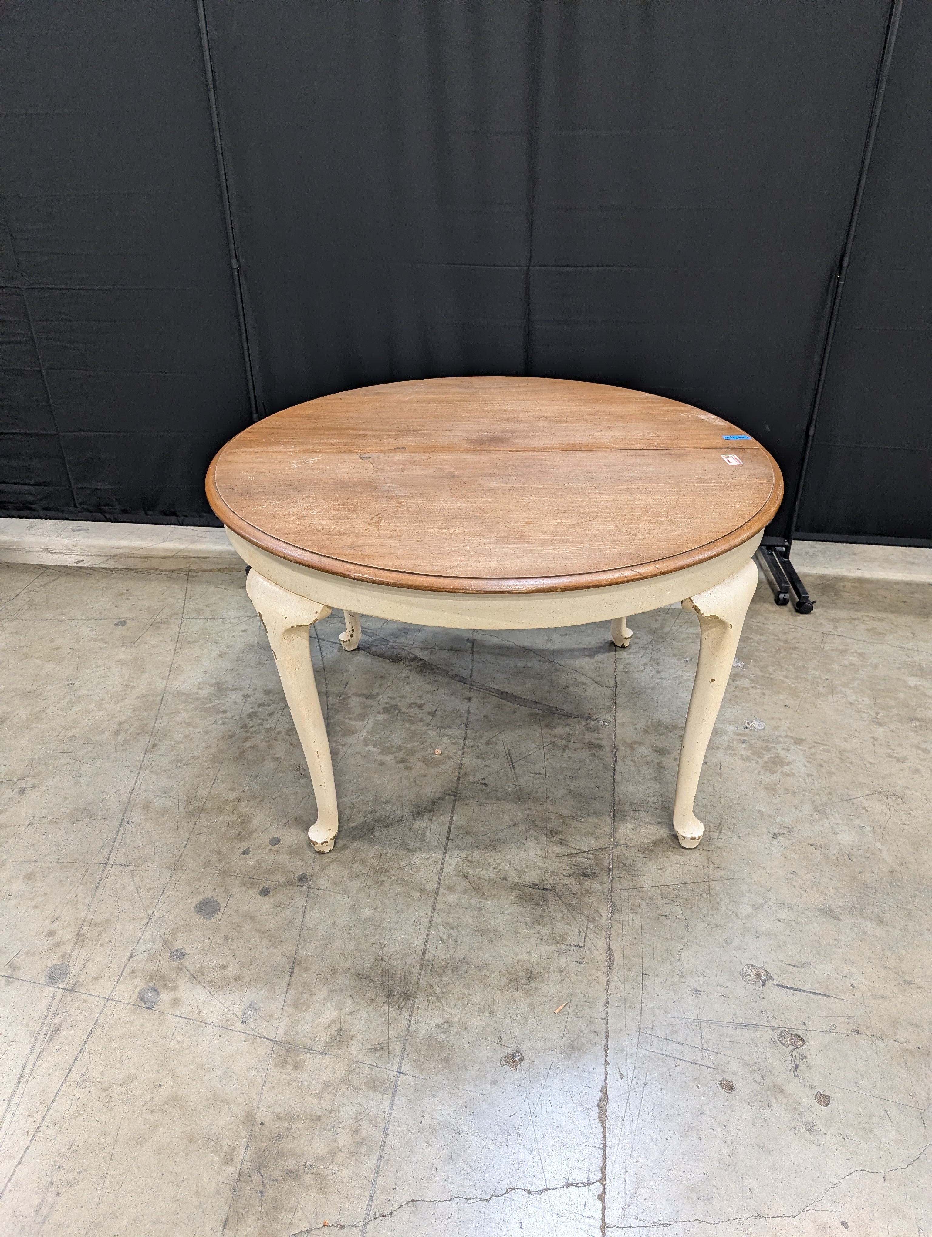 Versatile Round Wood Drop Leaf Dining Table