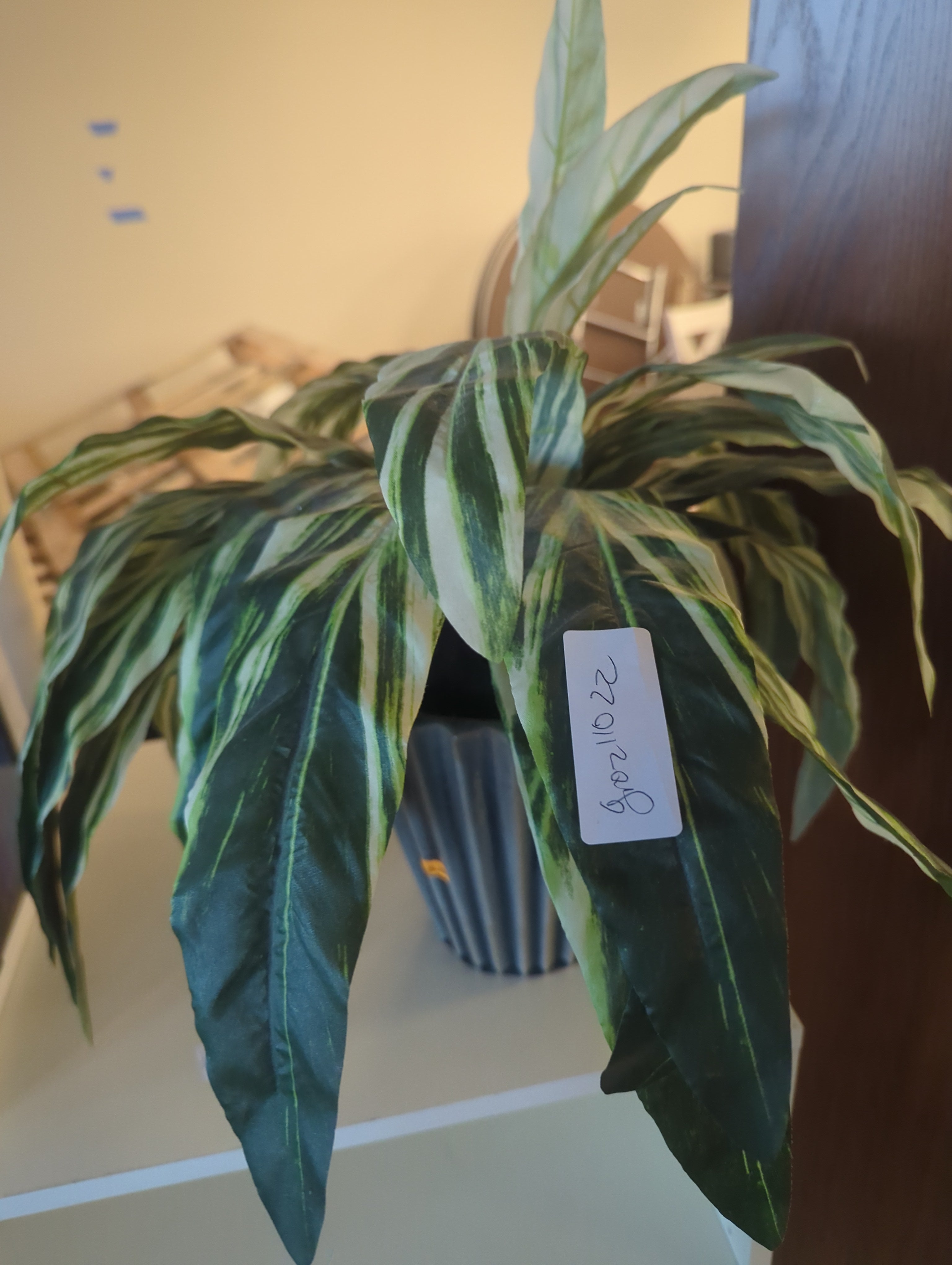 Artificial tropical house plant