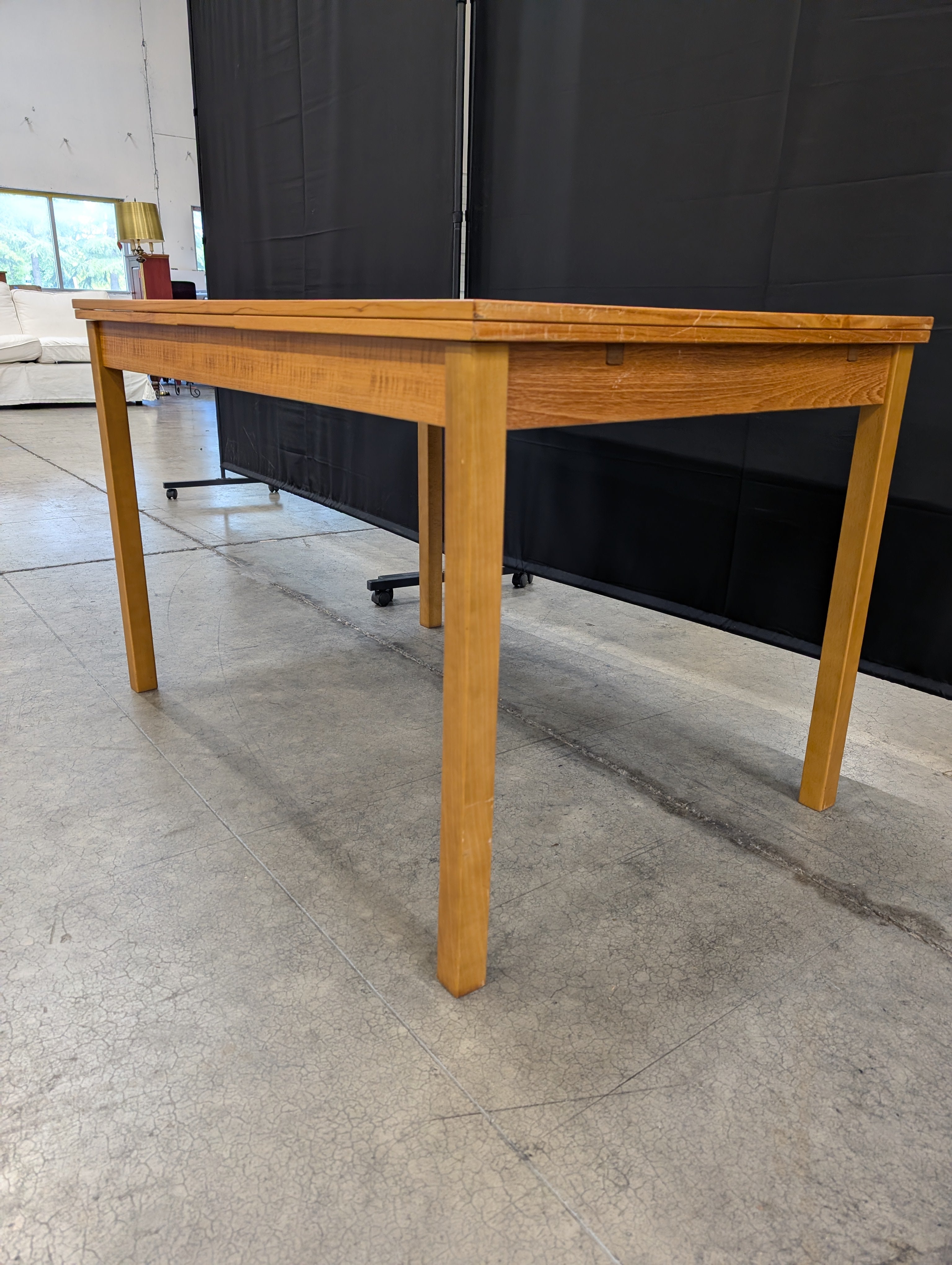 Compact Wooden Dining Set with Upholstered Seating