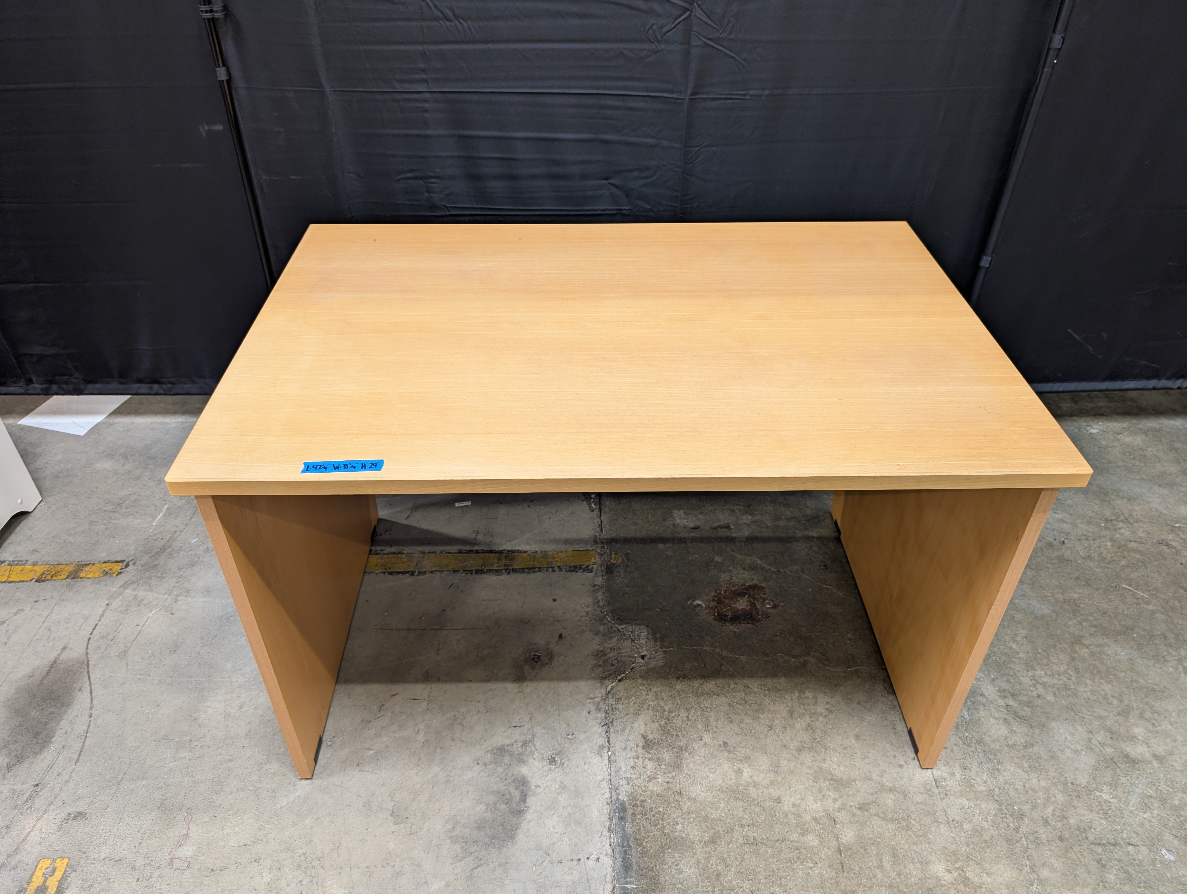 Light Birch Veneer Desk