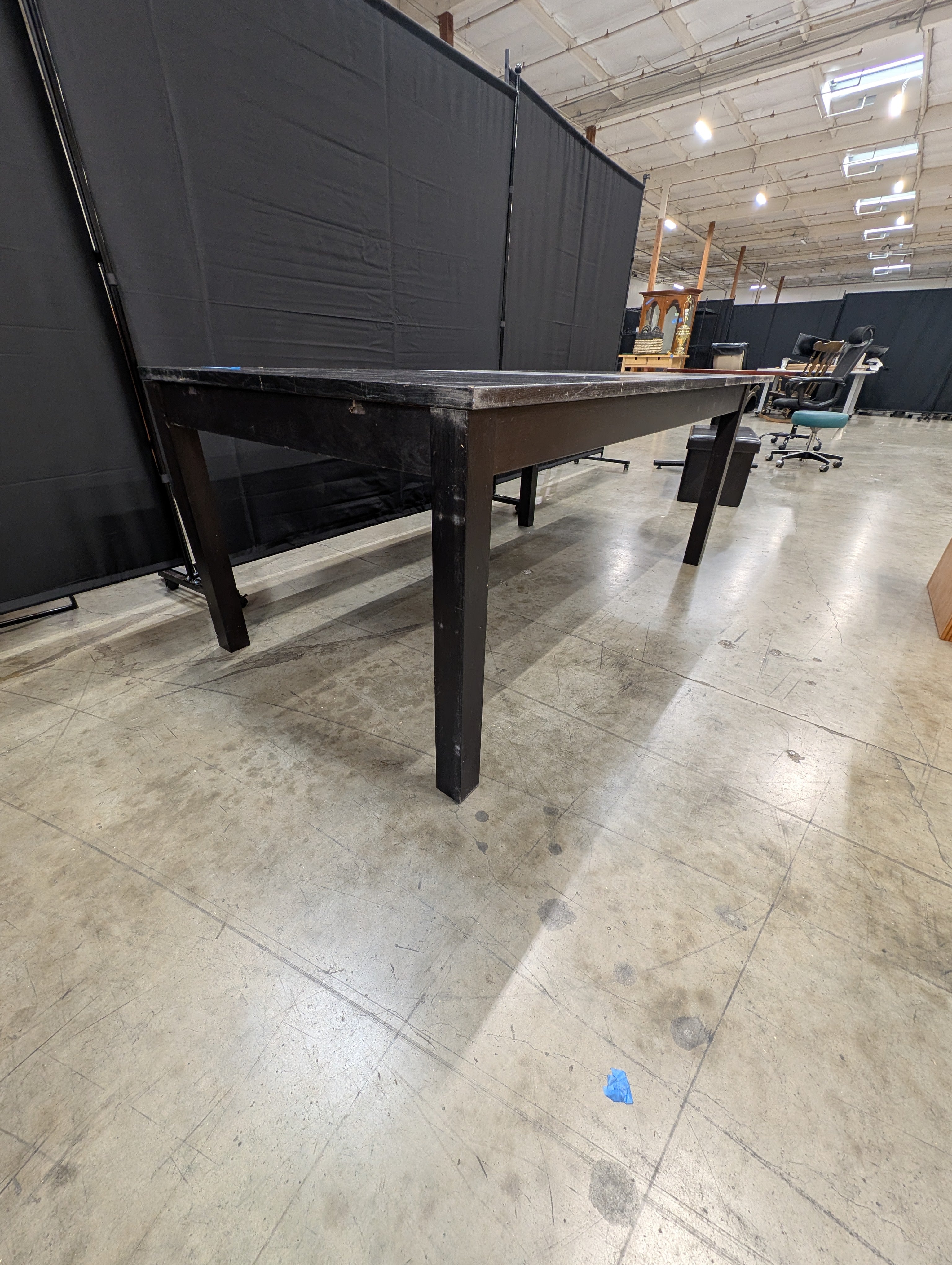 Dark Wood Rectangular IKEA Dining Table