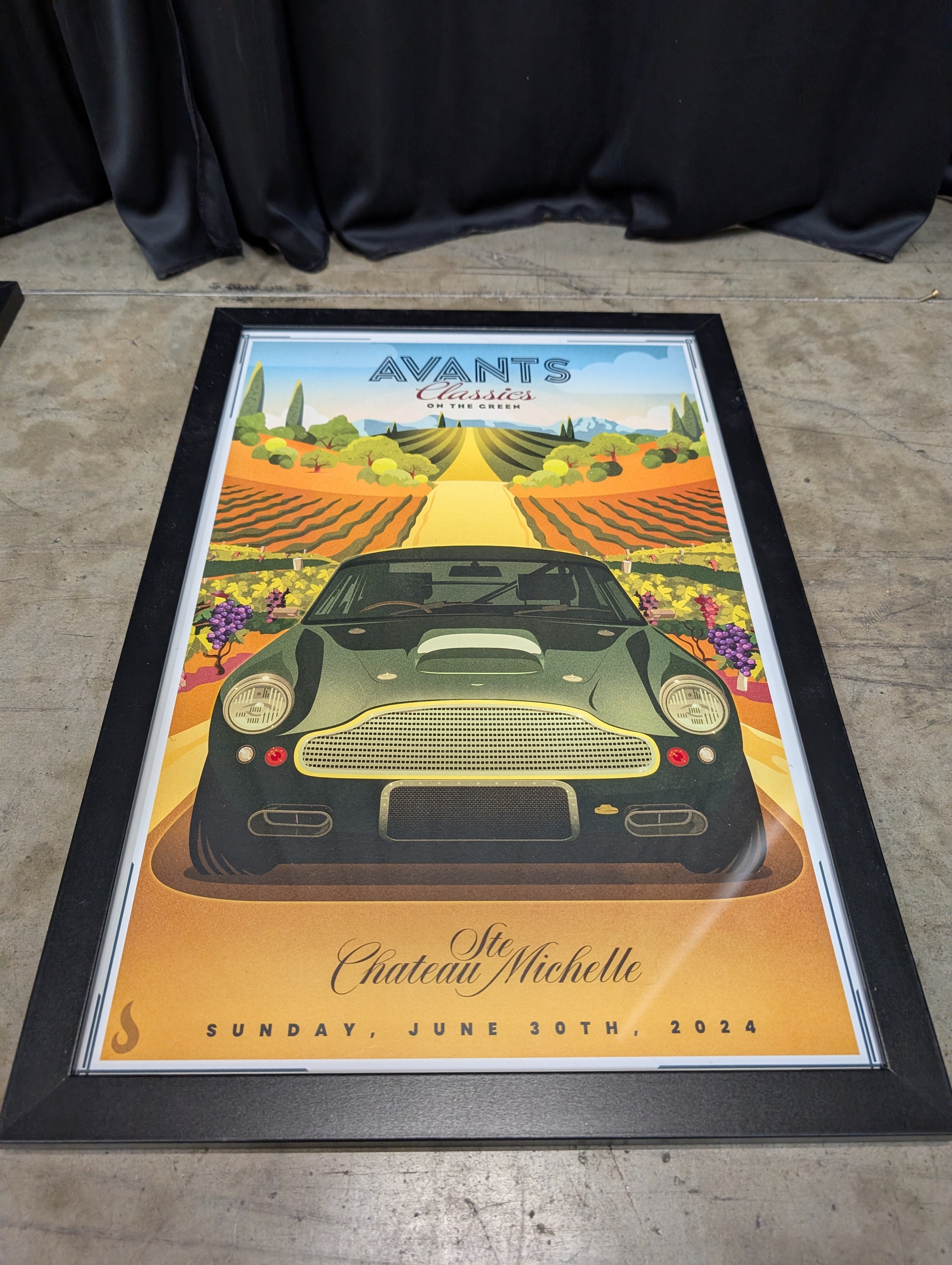 Avants Classics Event Poster in Black Frame