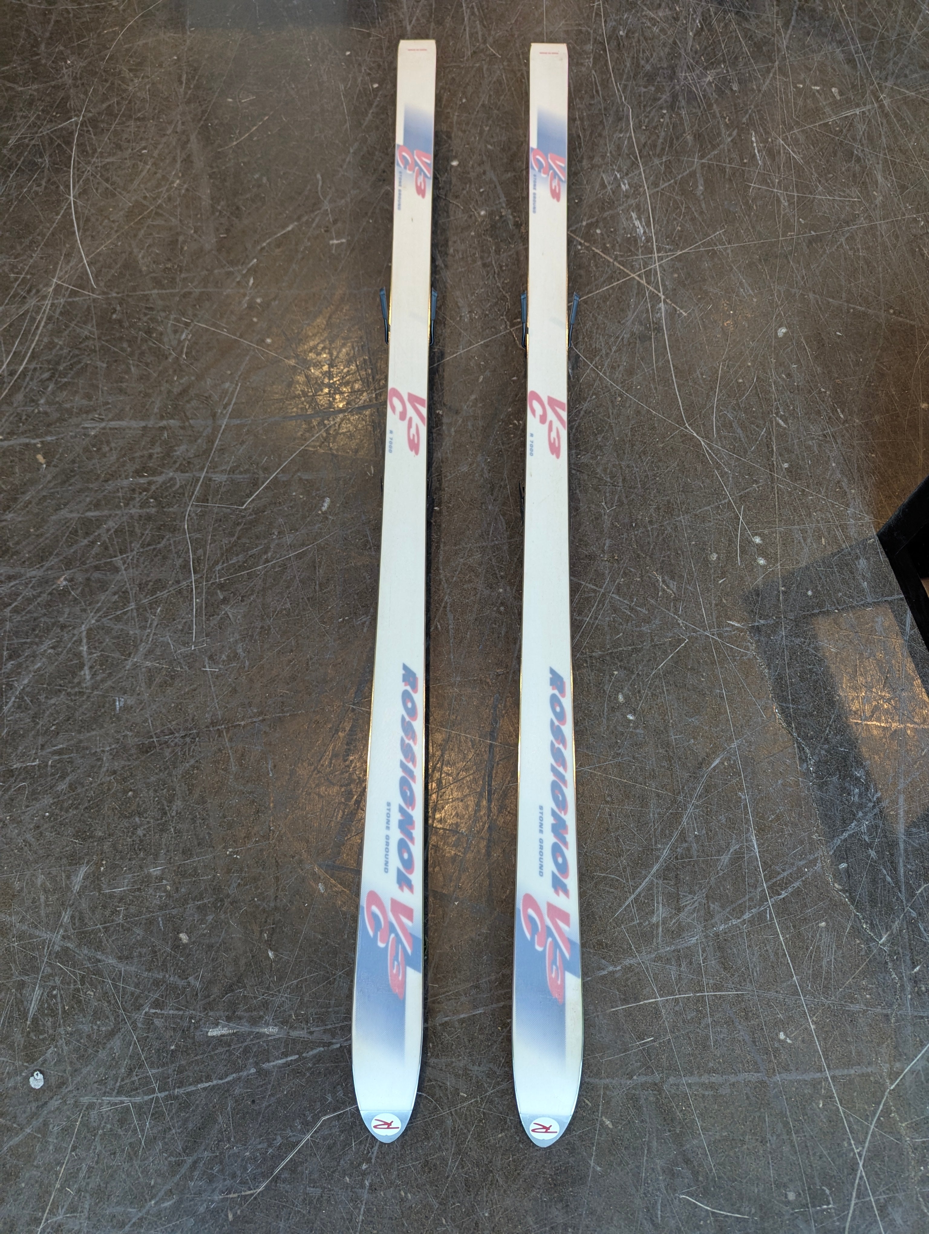 PROTESTION Skis with Bindings - Black Teal Purple Design