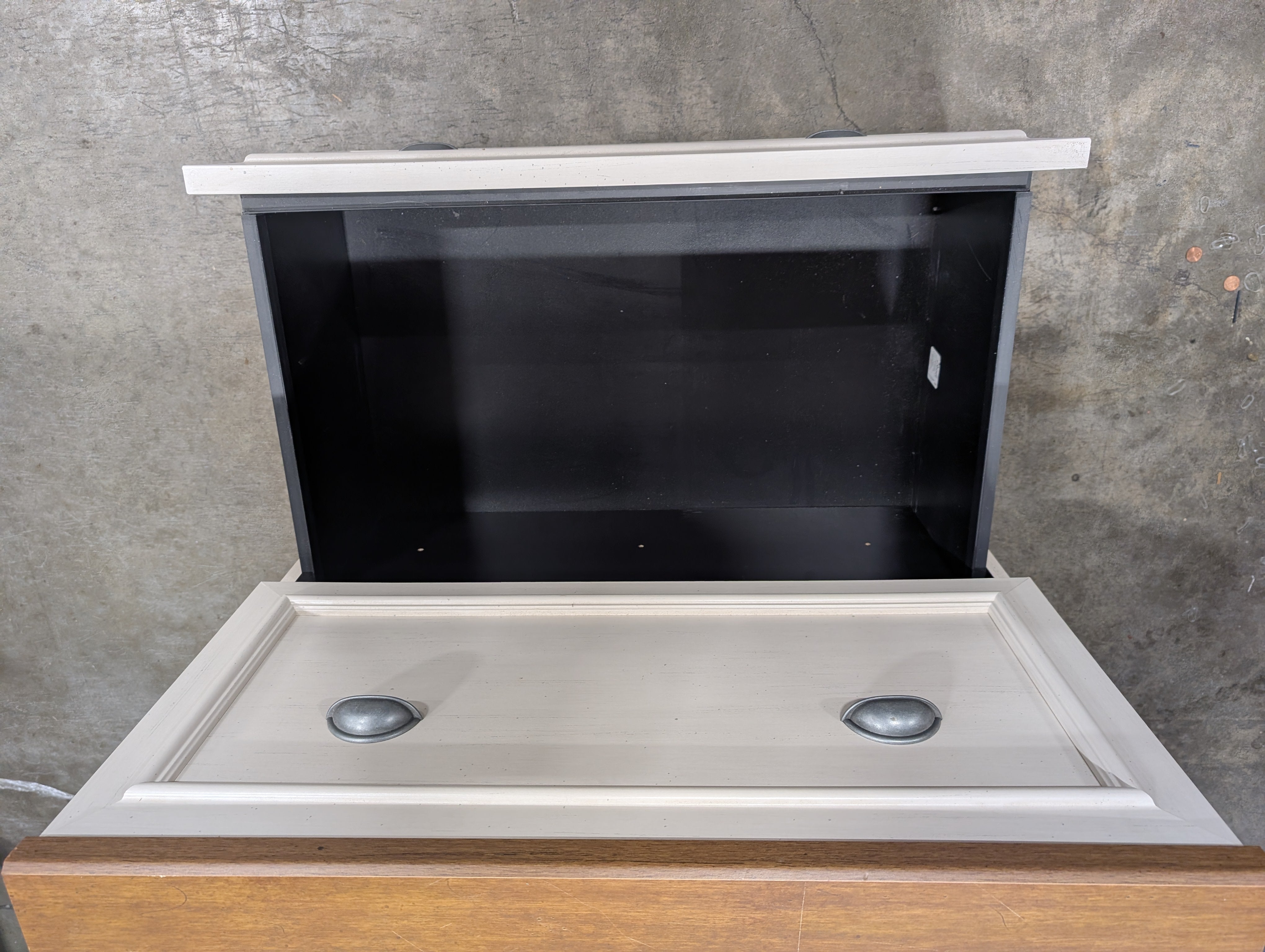 Bush Furniture Two-Drawer Filing Cabinet with Contrasting Top