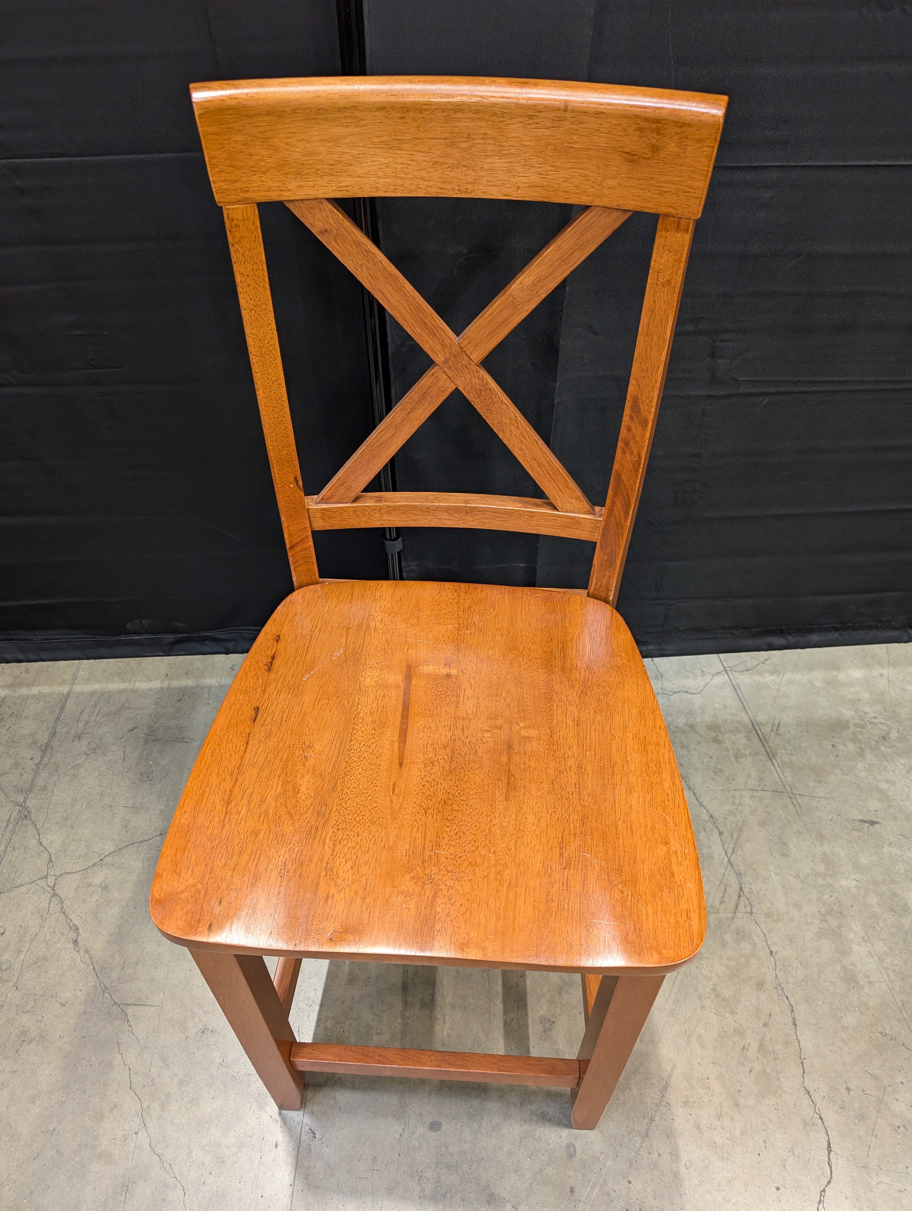 Solid Wood X-Back Dining Chair