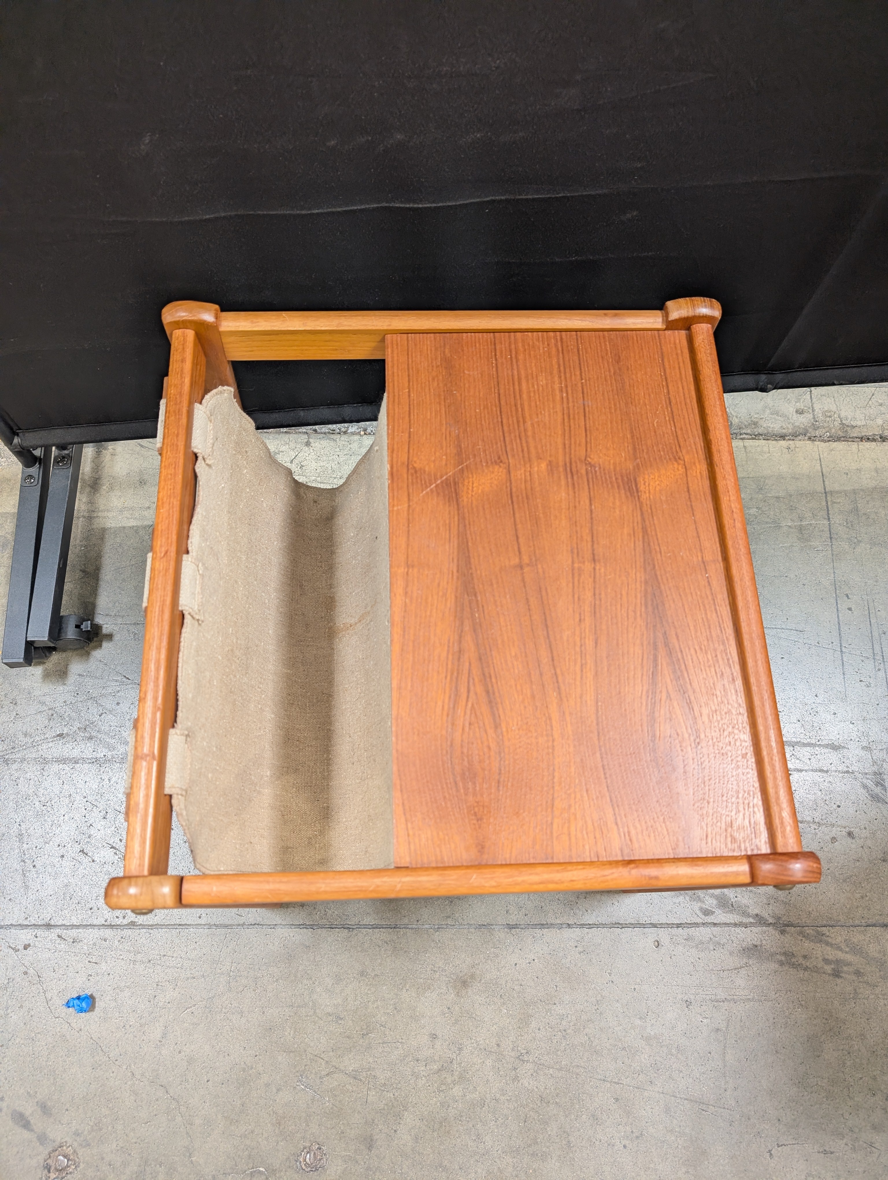 Danish Modern Teak Magazine Rack by BRDR Furbo