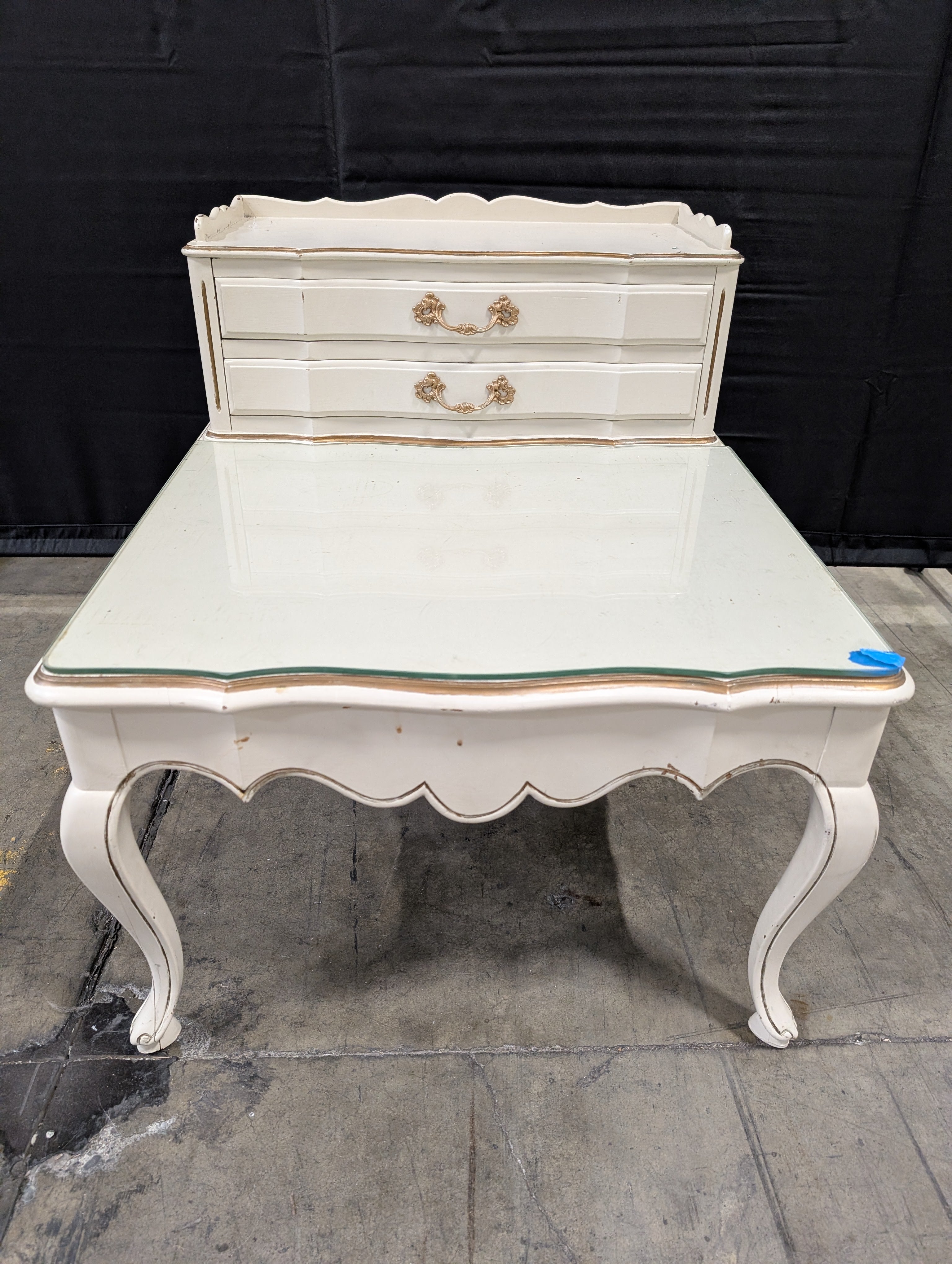 Nightstand with Curved Legs