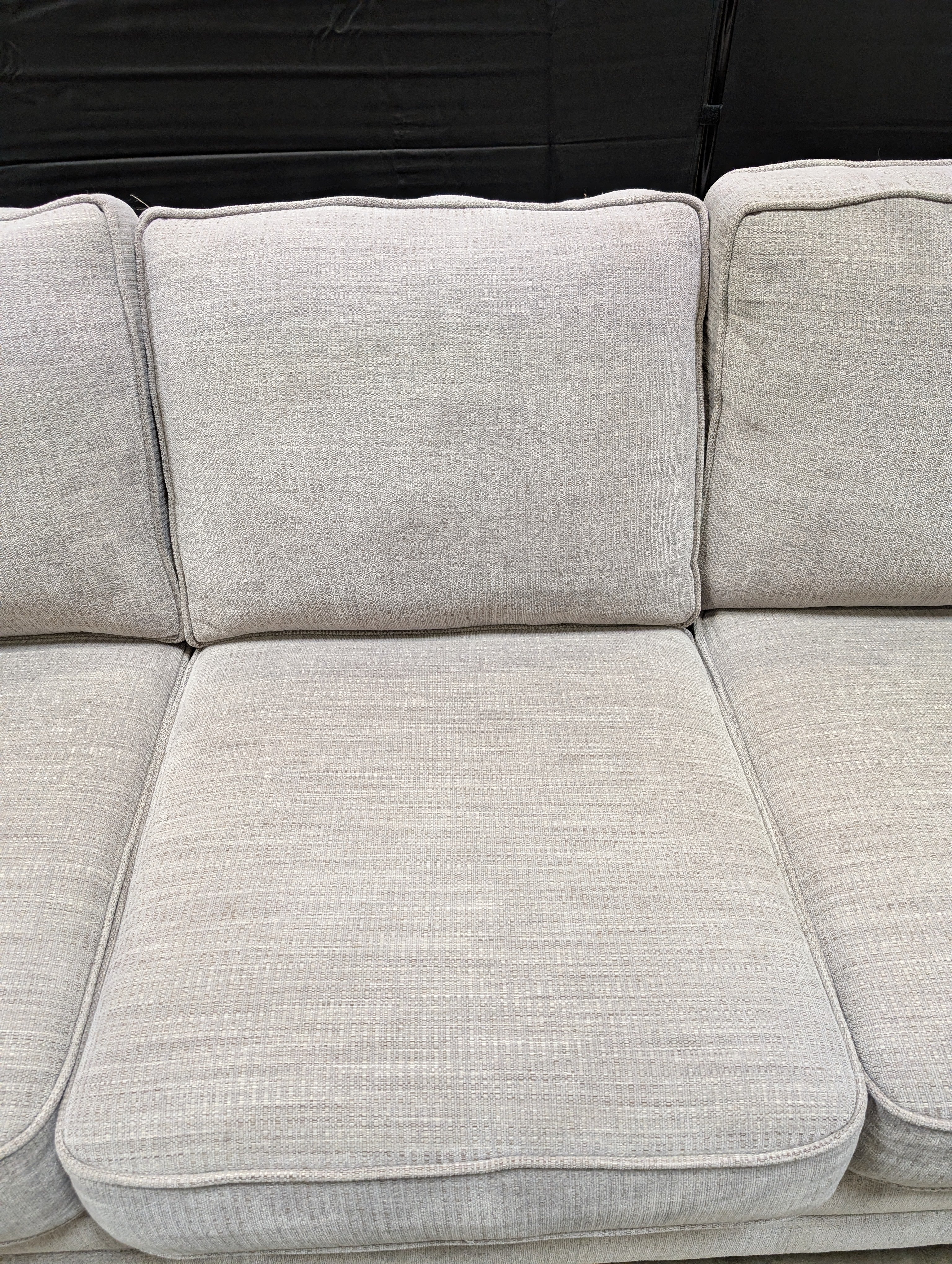 Contemporary Light Grey Fabric Sectional Sofa with Left Chaise