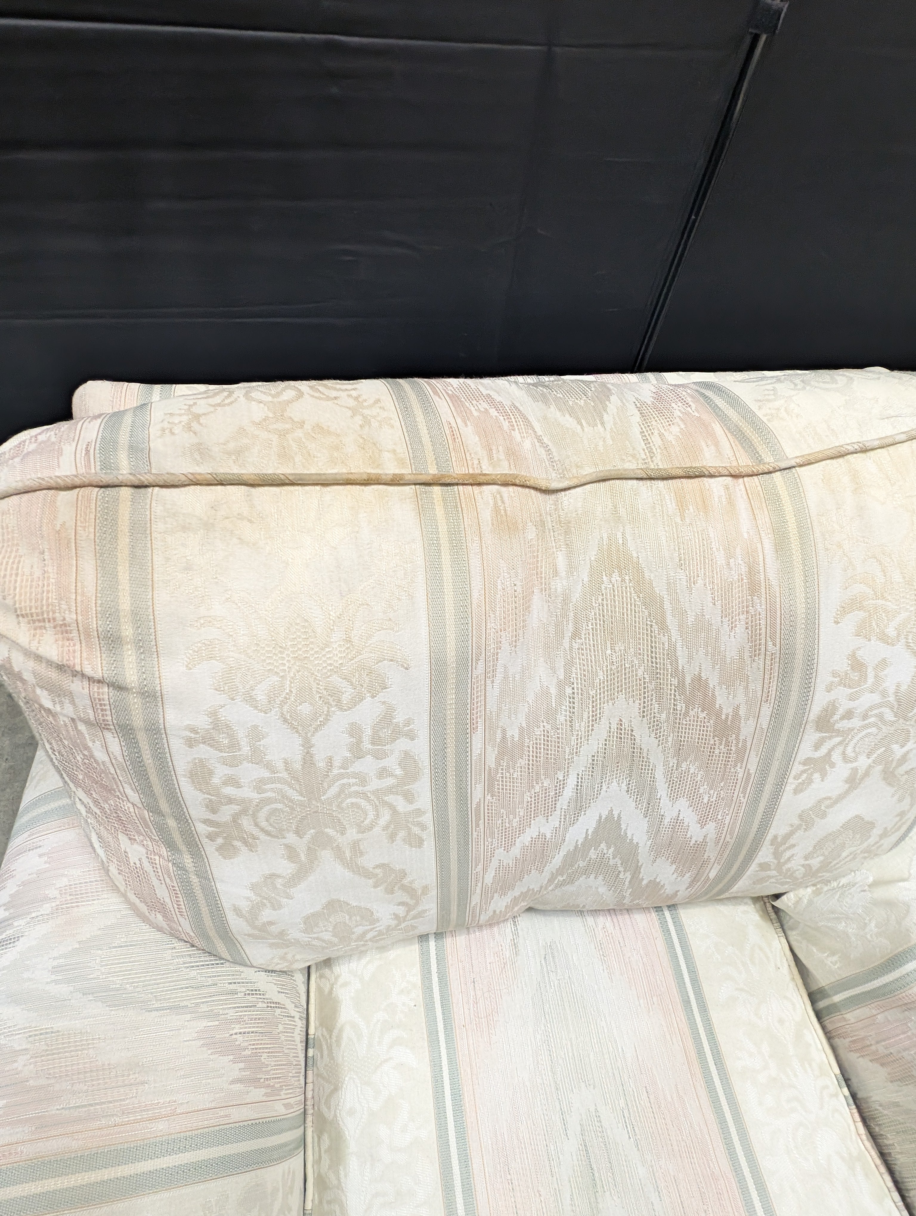 USED Traditional Upholstered Armchair with Rolled Arms