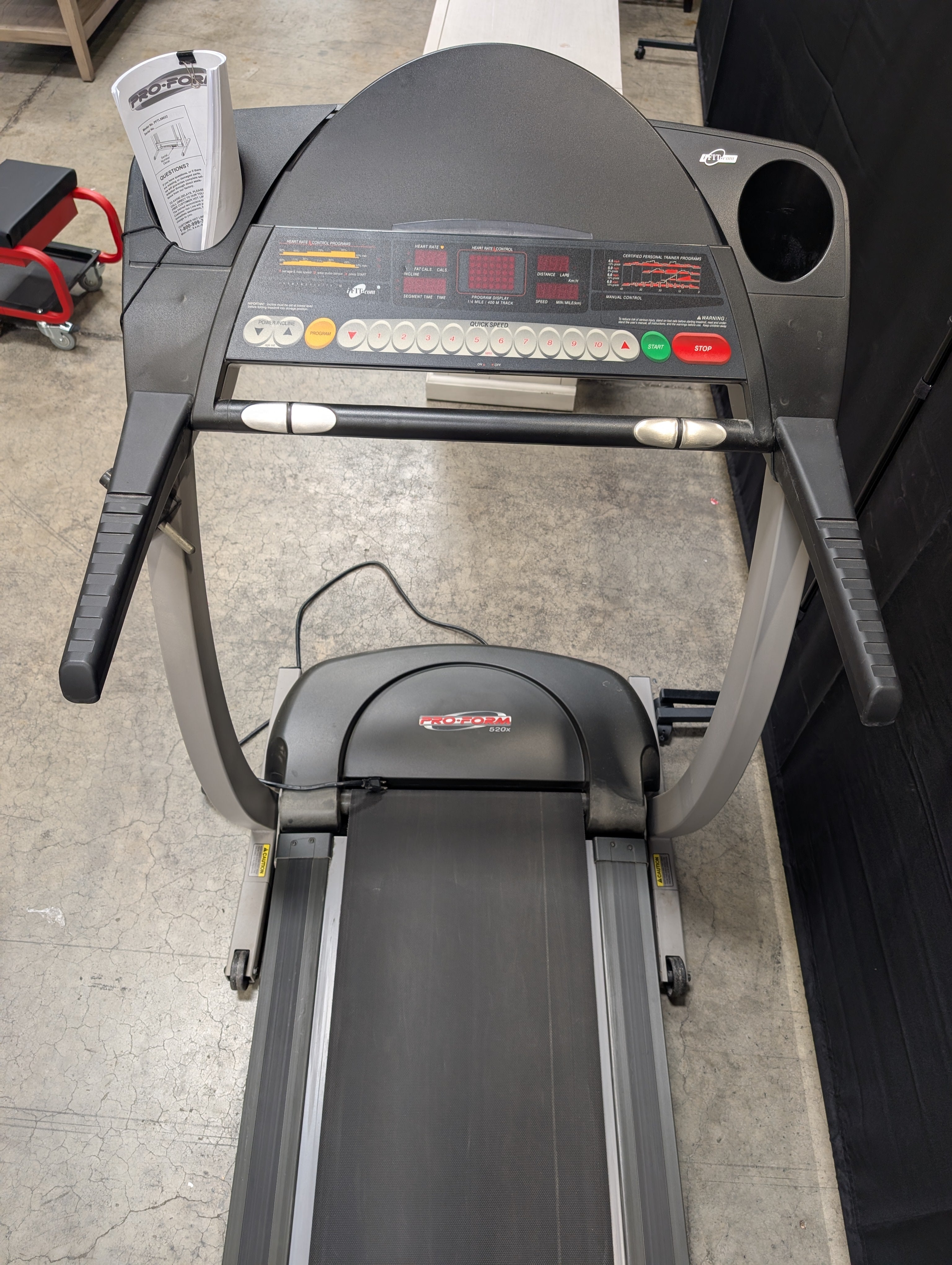 ProForm 520 Folding Treadmill with Digital Console