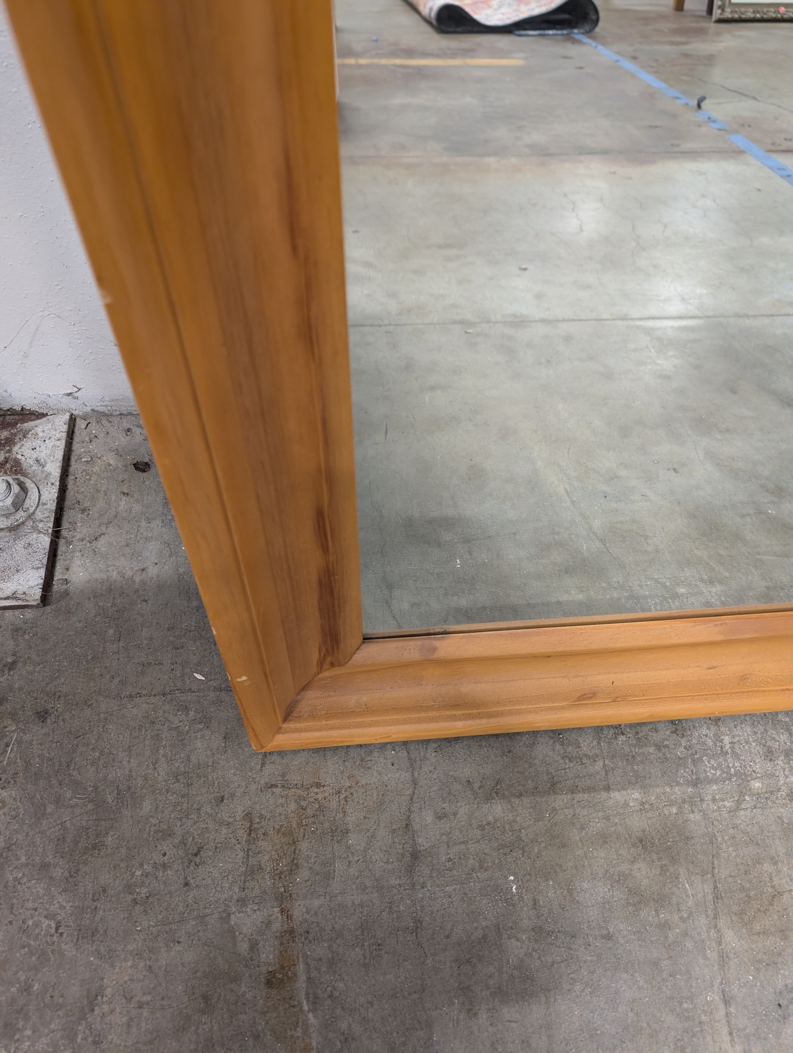 Full-Length Wood Frame Mirror