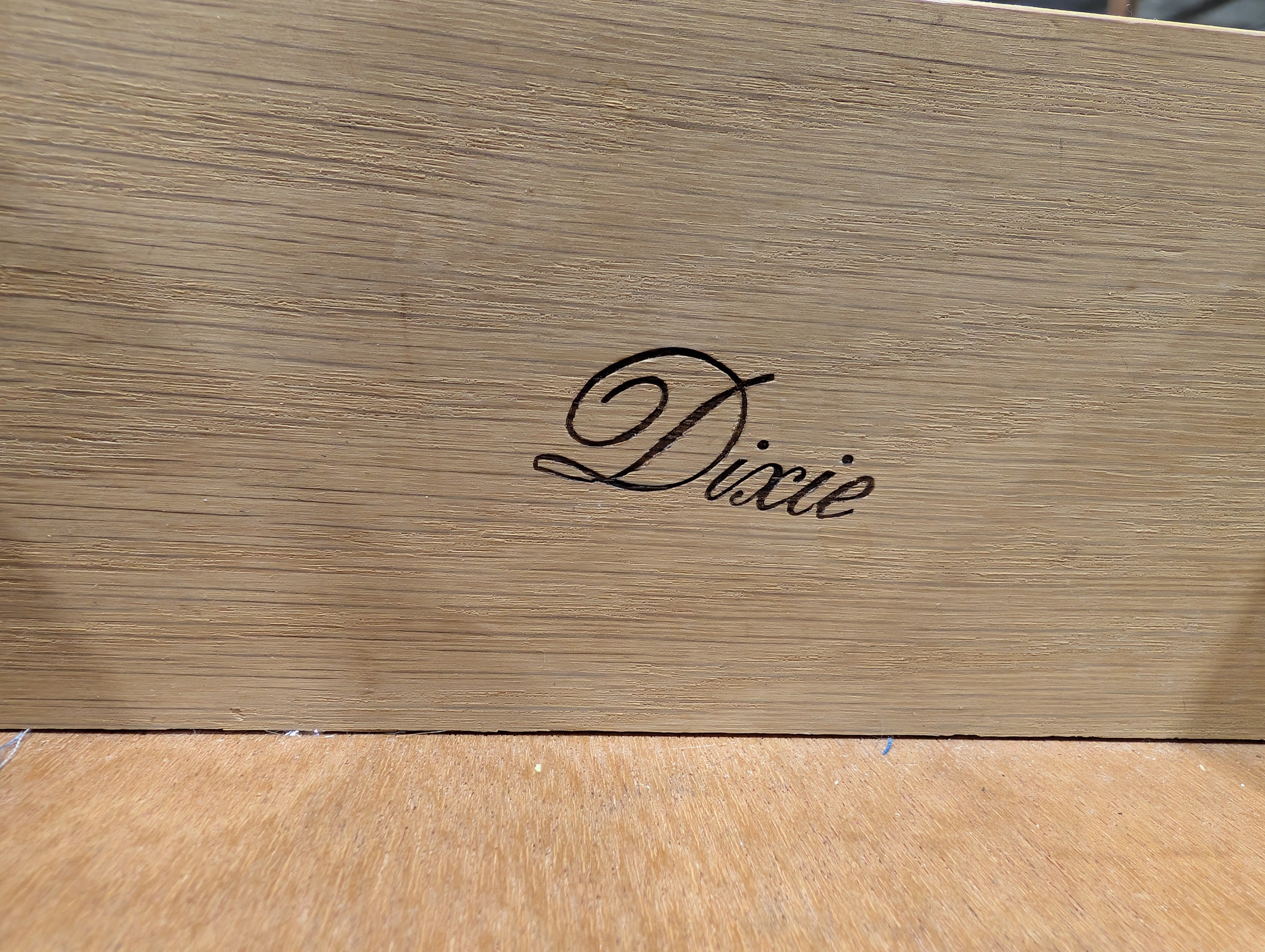 Vintage French Provincial Nine-Drawer Wood Dresser