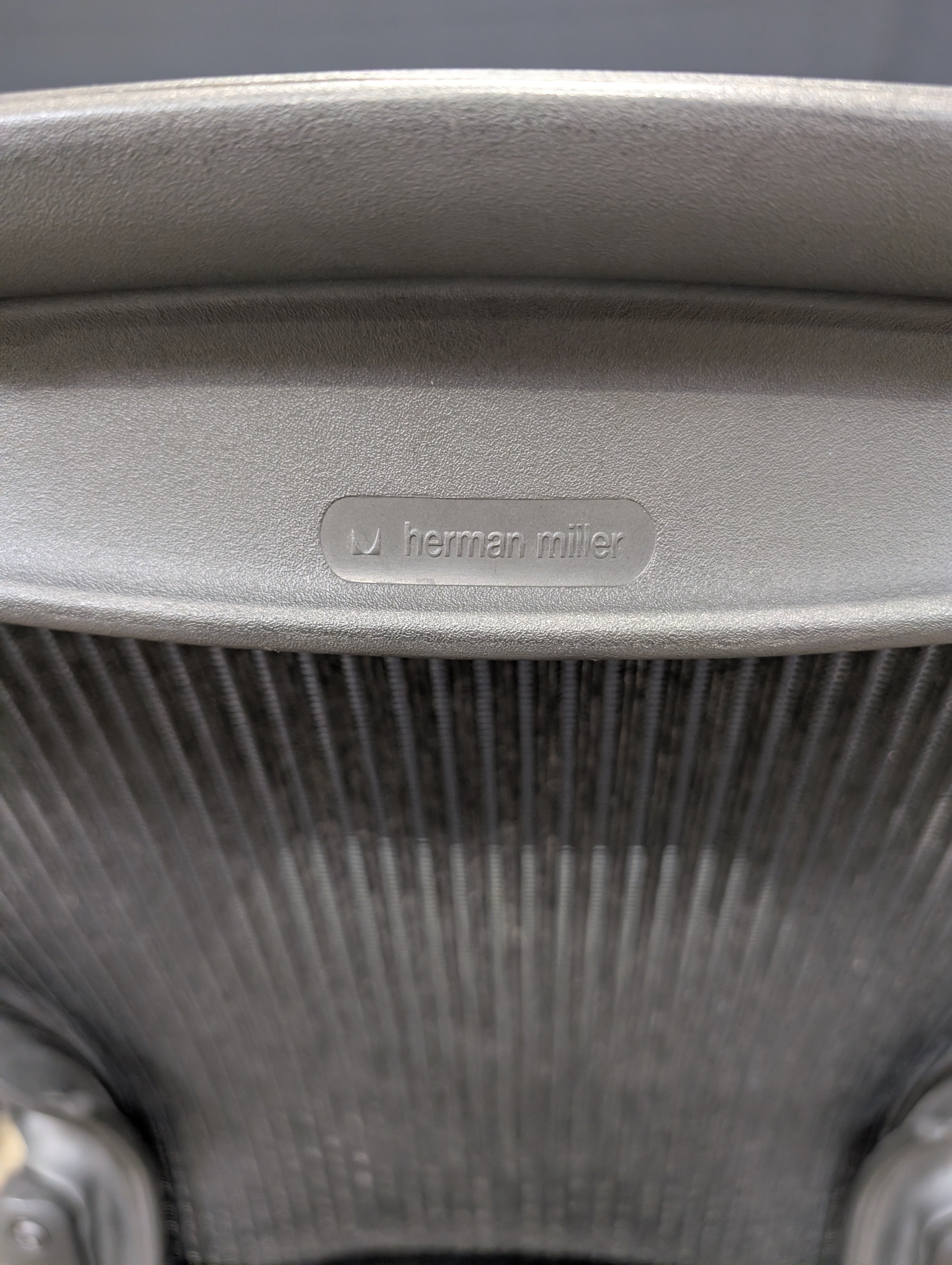 Black Mesh Ergonomic Herman Miller C2 Office Chair with Adjustable Arms