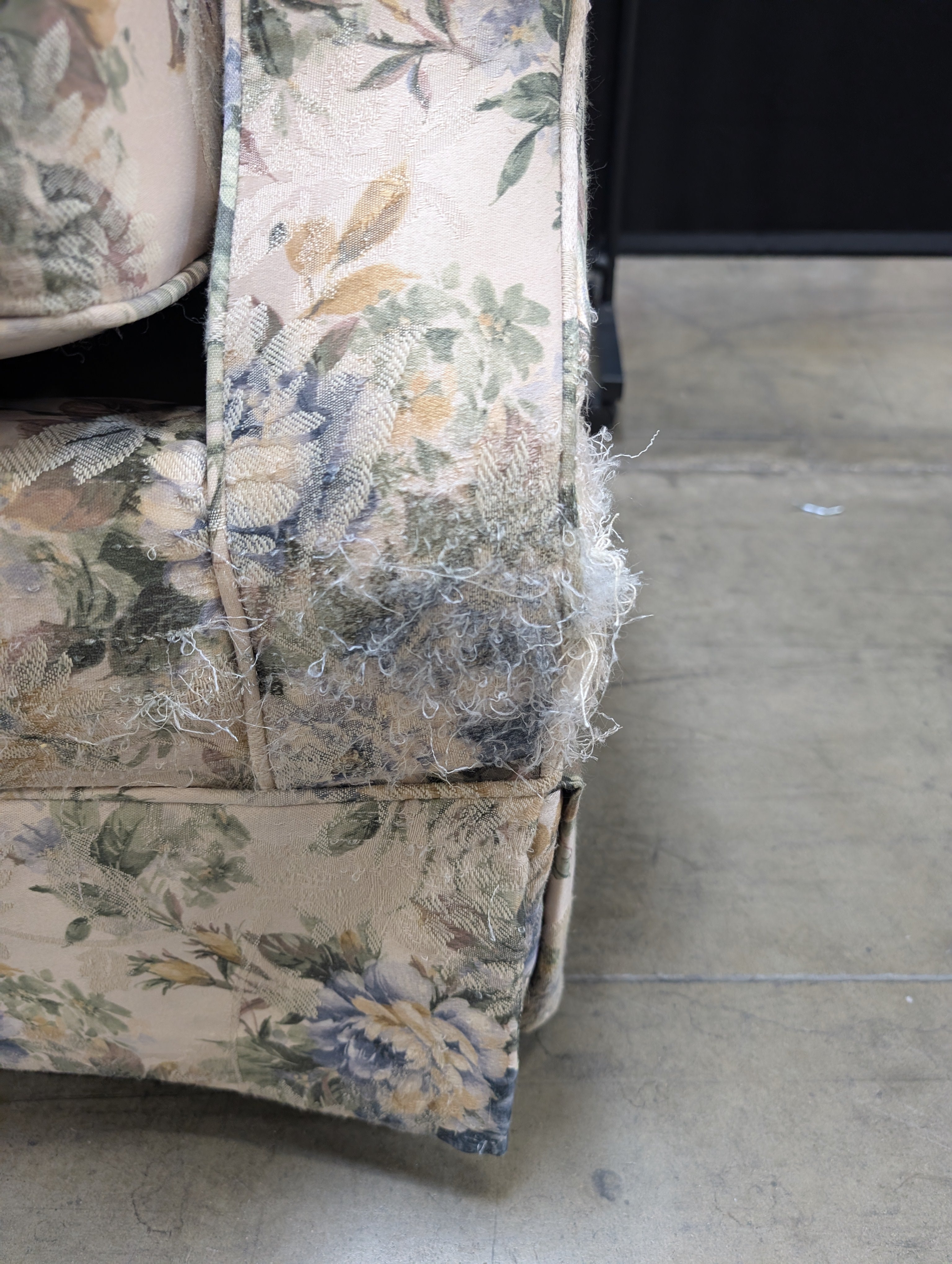 Floral Pattern LaZboy Three-Seater Sofa