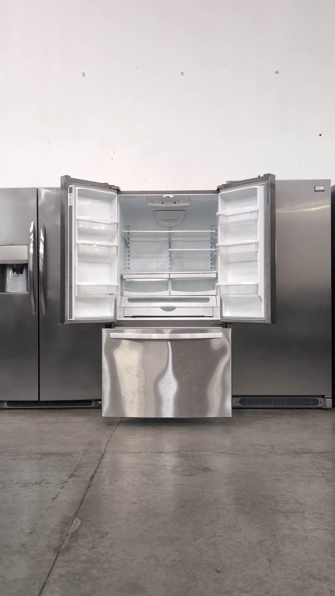 Whirlpool Stainless Steel French Door Refrigerator with Bottom Freezer