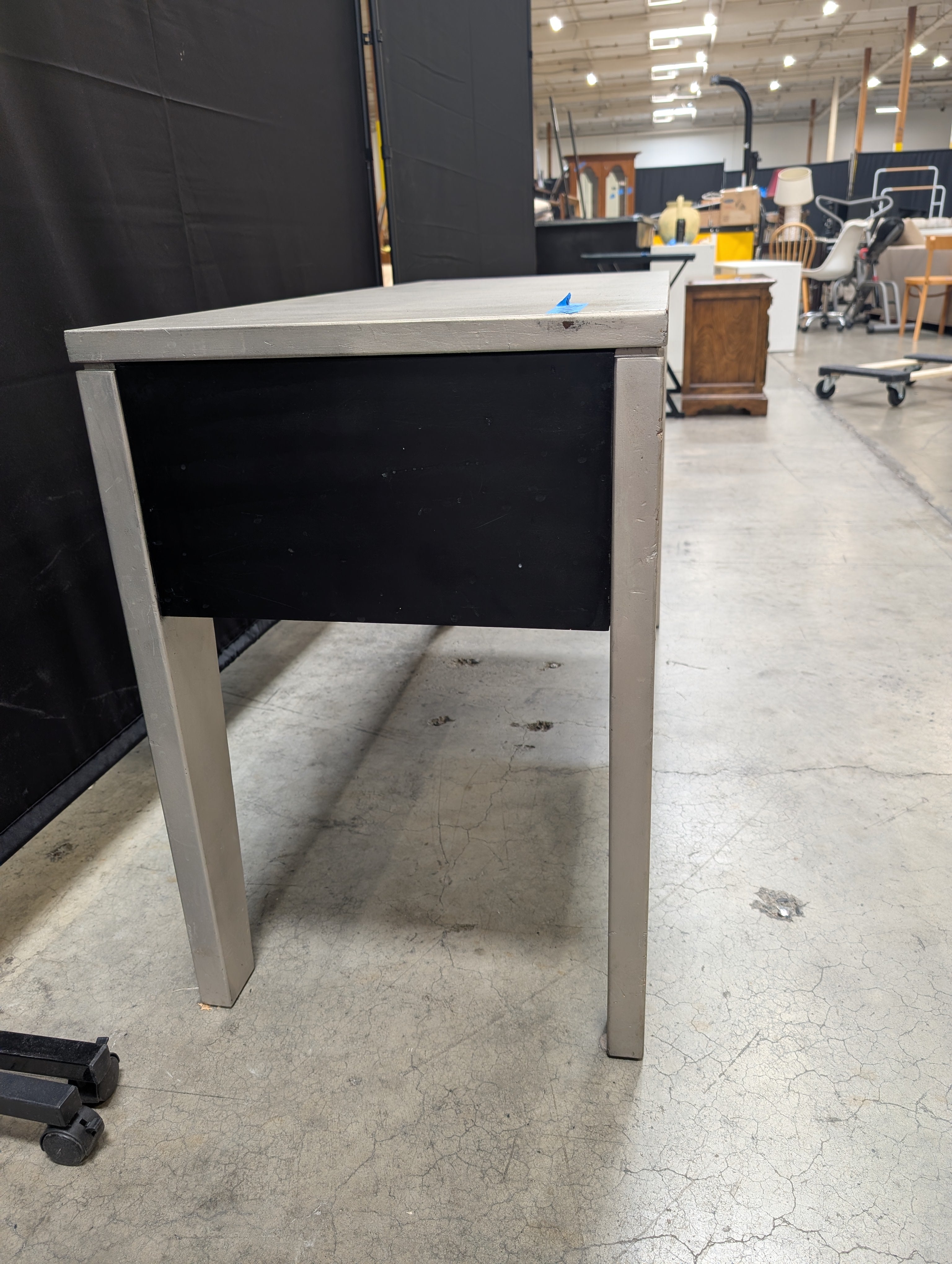 Grey Ashley Furniture Console Table with Open Shelf