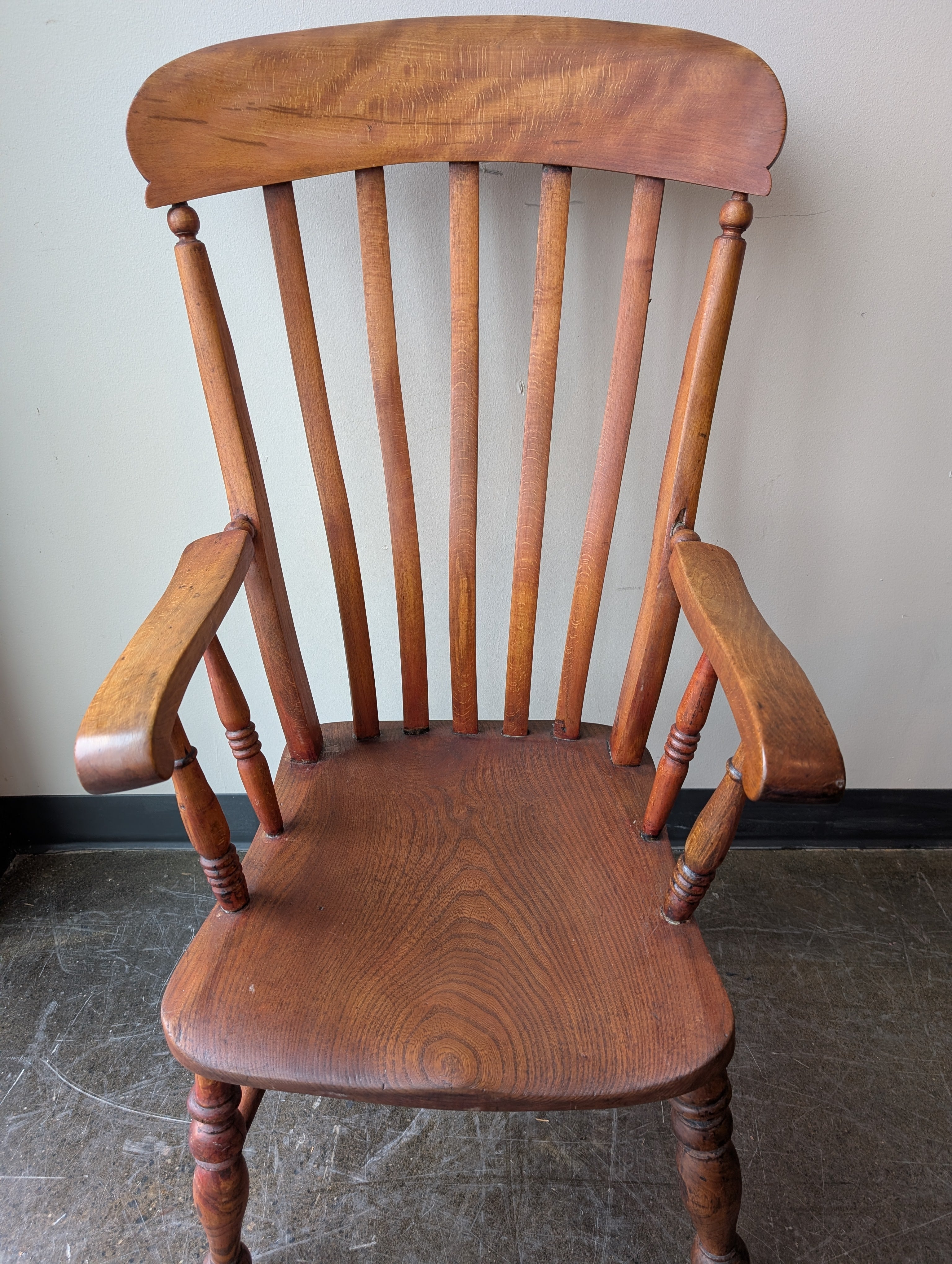 Classic Wooden Spindle Back Armchair