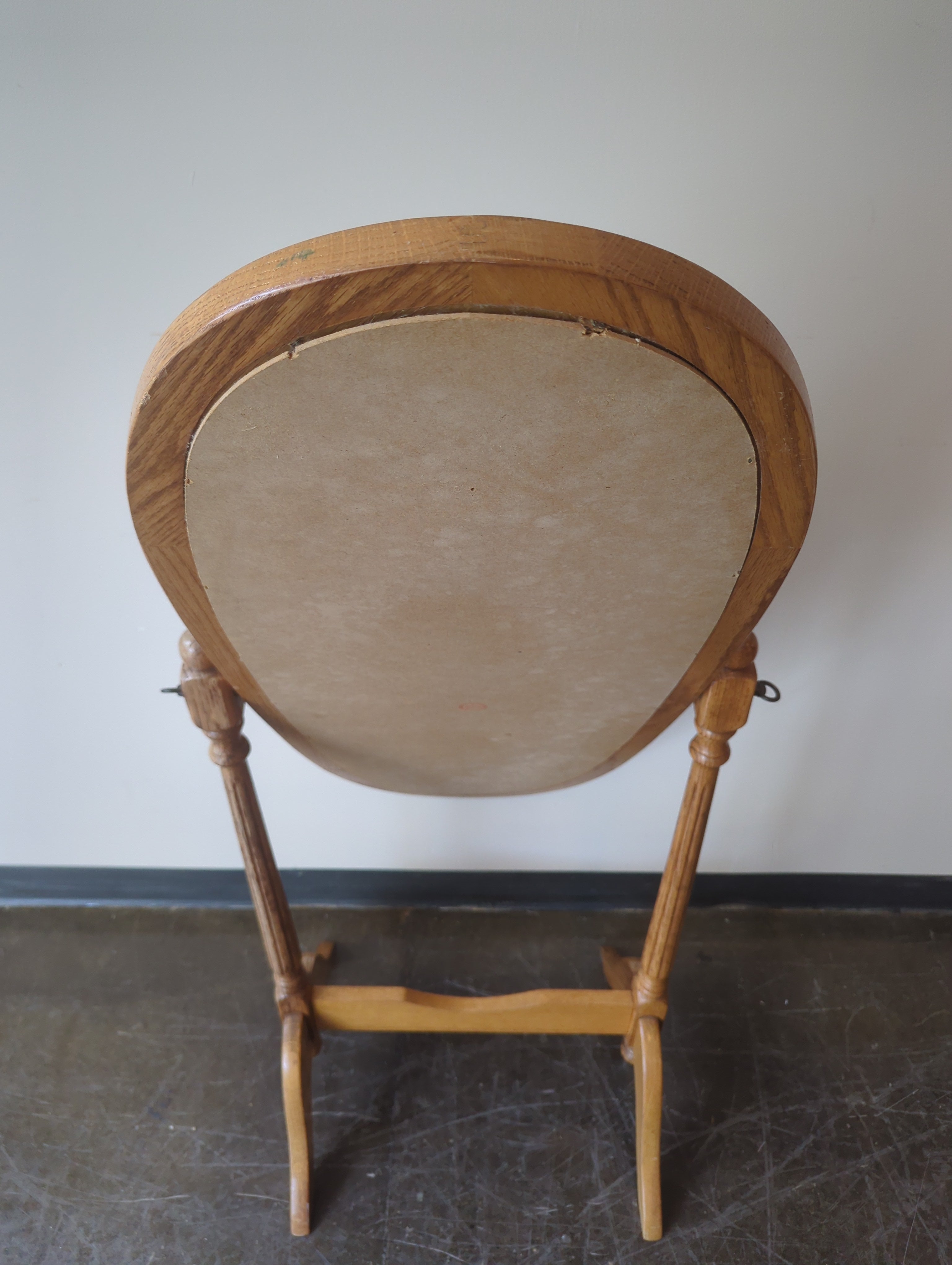 Oak Full-Length Standing Mirror