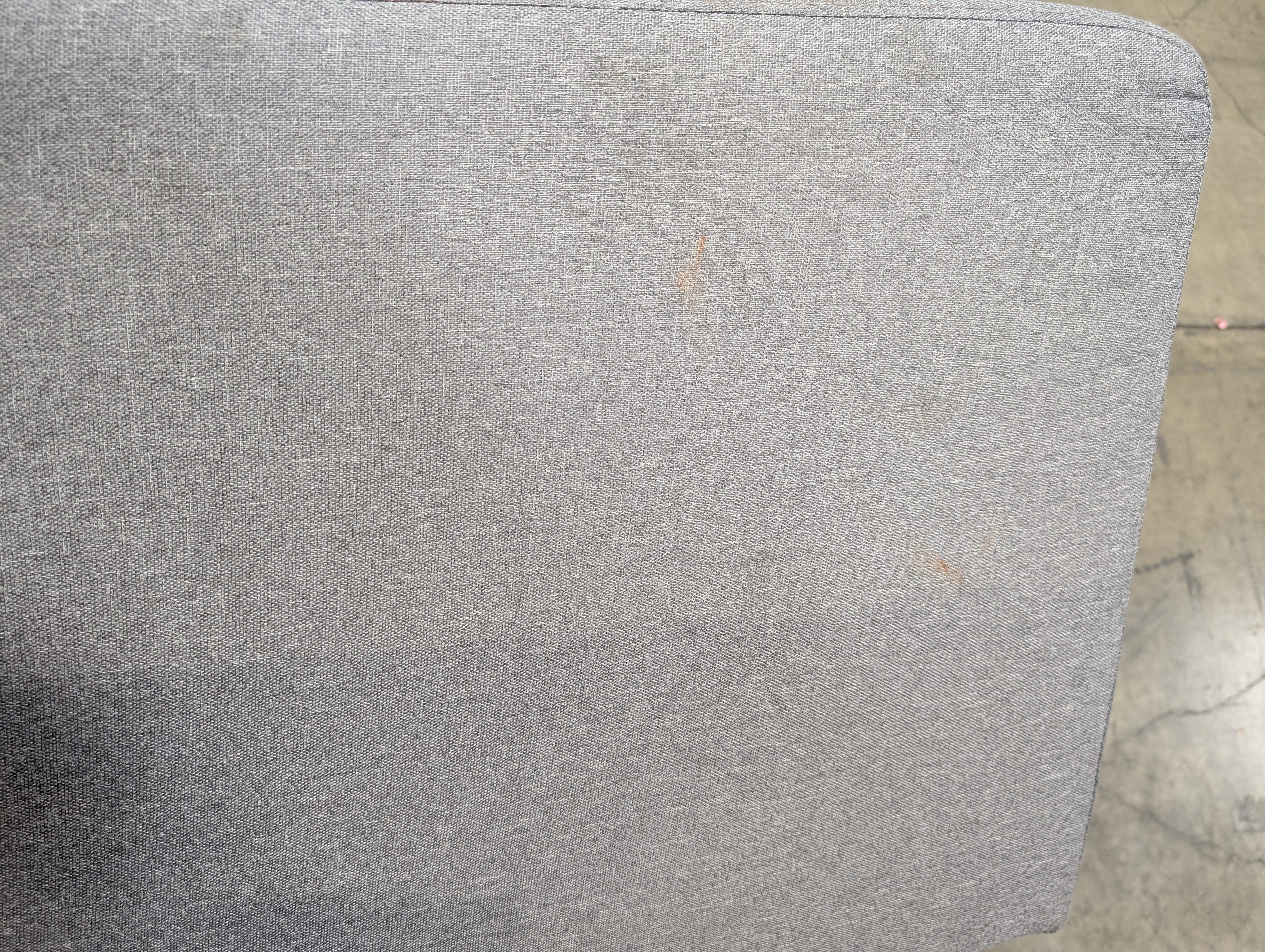 Contemporary Light Grey Fabric Armchair