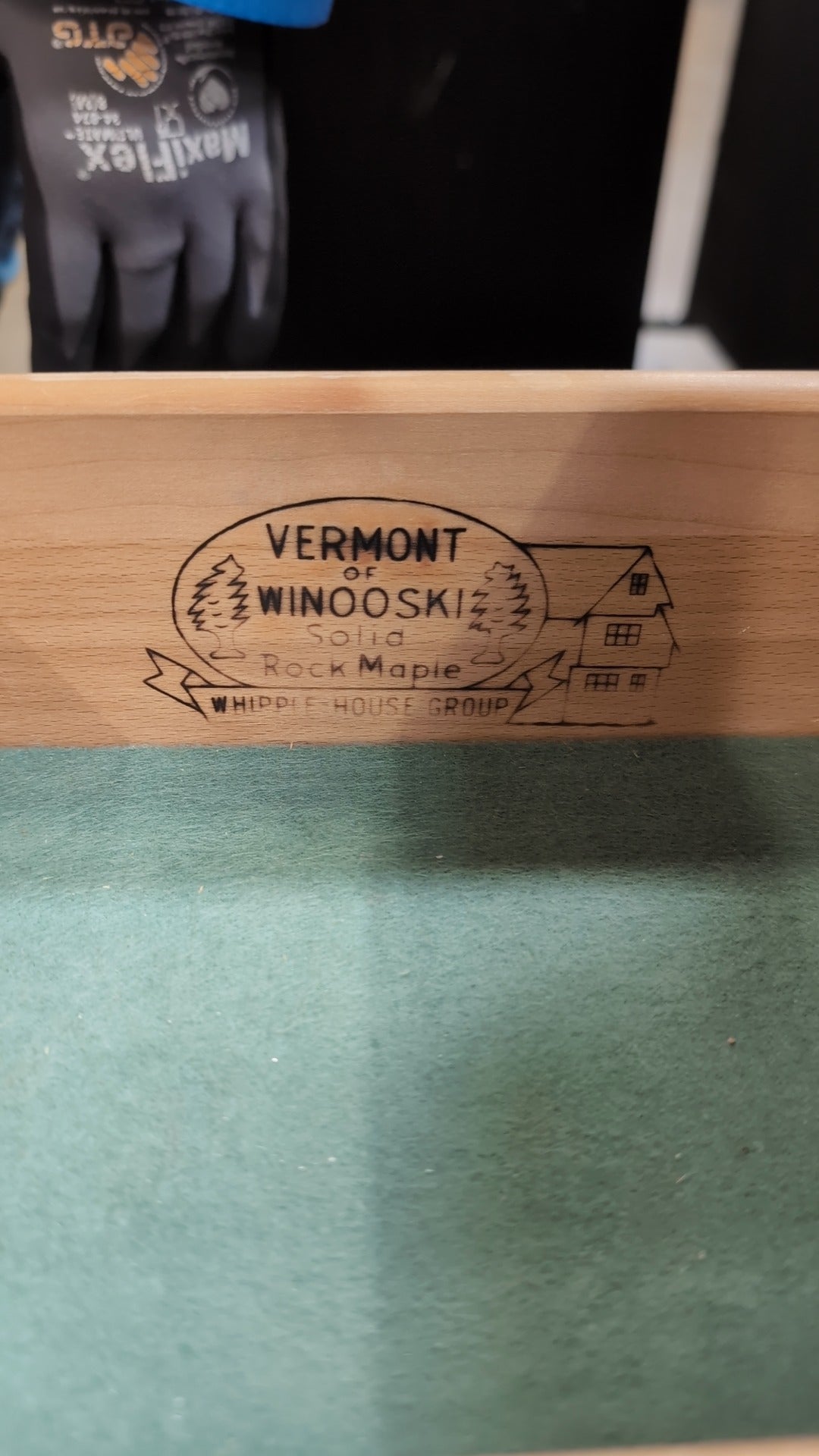 Vintage Vermont of Winooski "Whipple House Group" solid rock maple furniture Sideboard