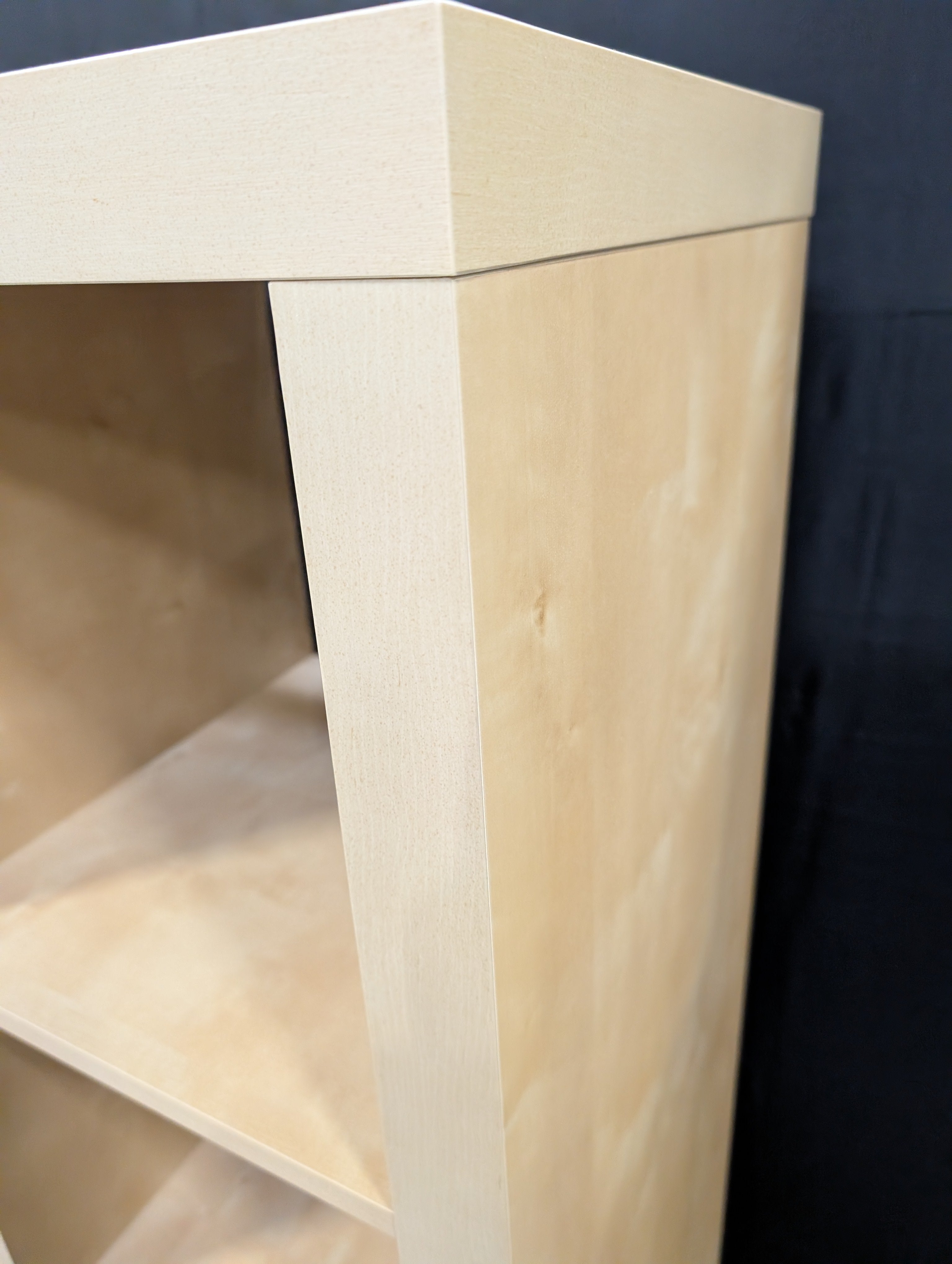 Versatile Light Wood-Tone Eight-Cubby Storage Unit