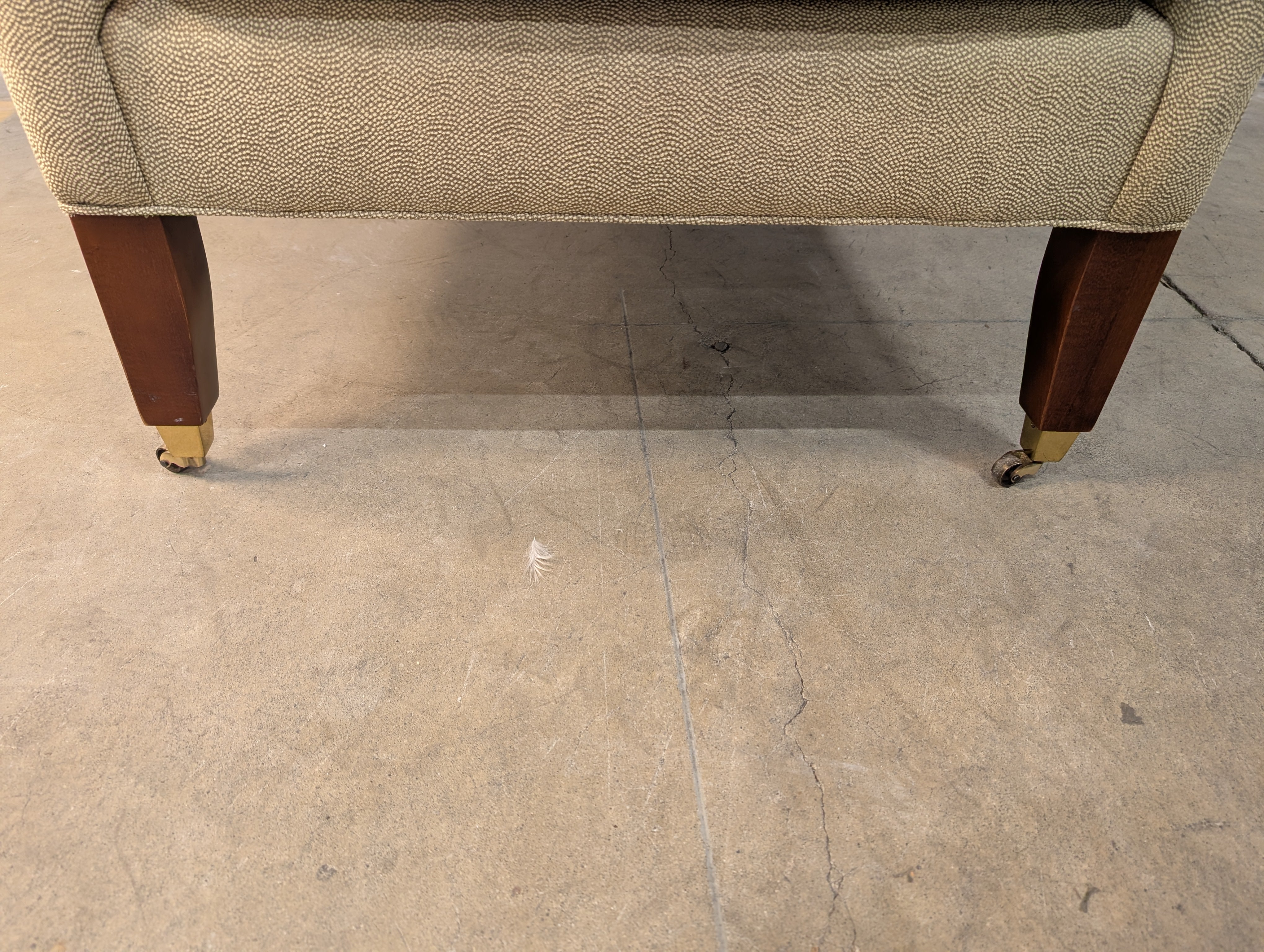 Luxurious Light Beige Club Chair by Baker Furniture