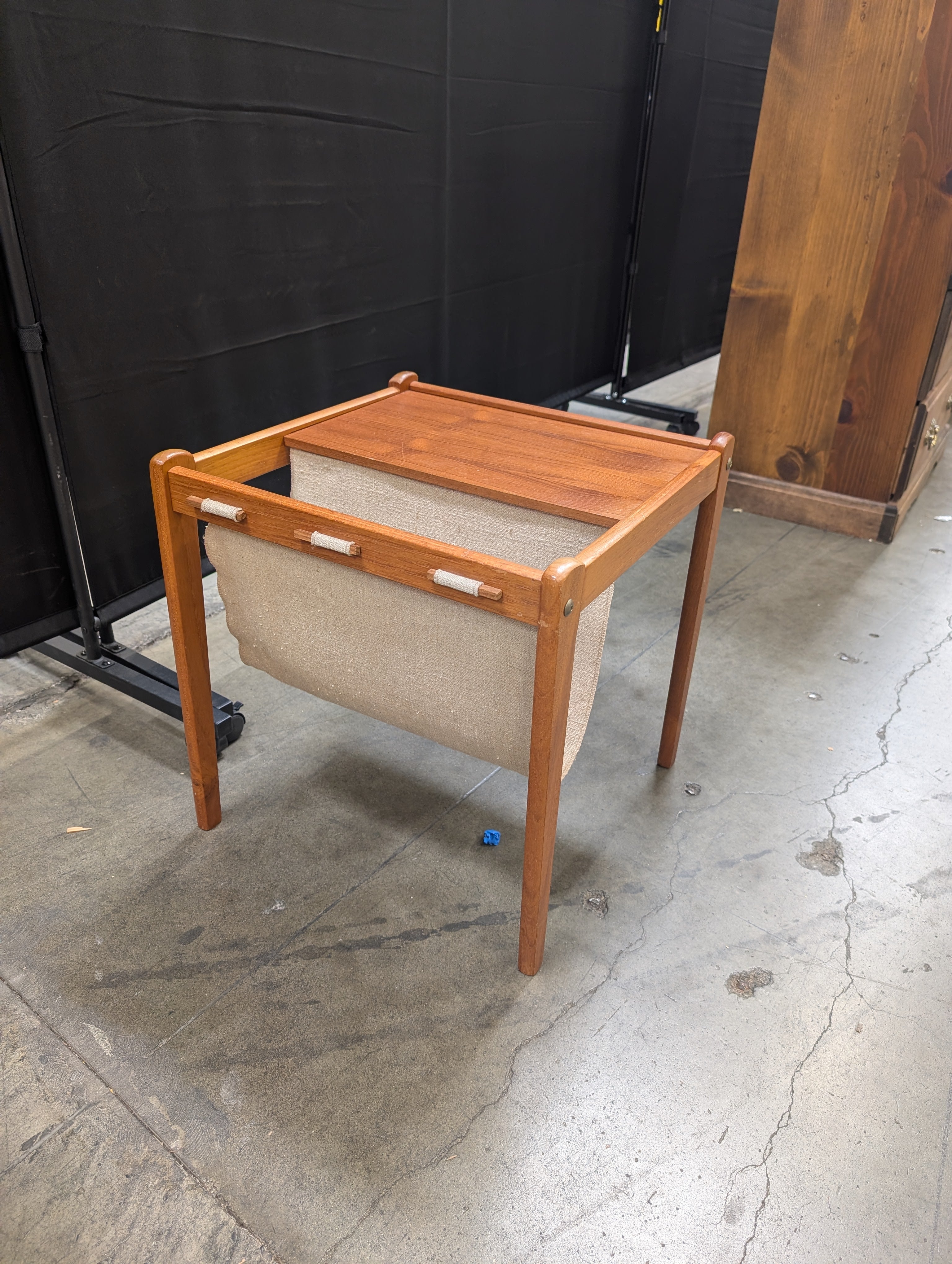 Danish Modern Teak Magazine Rack by BRDR Furbo