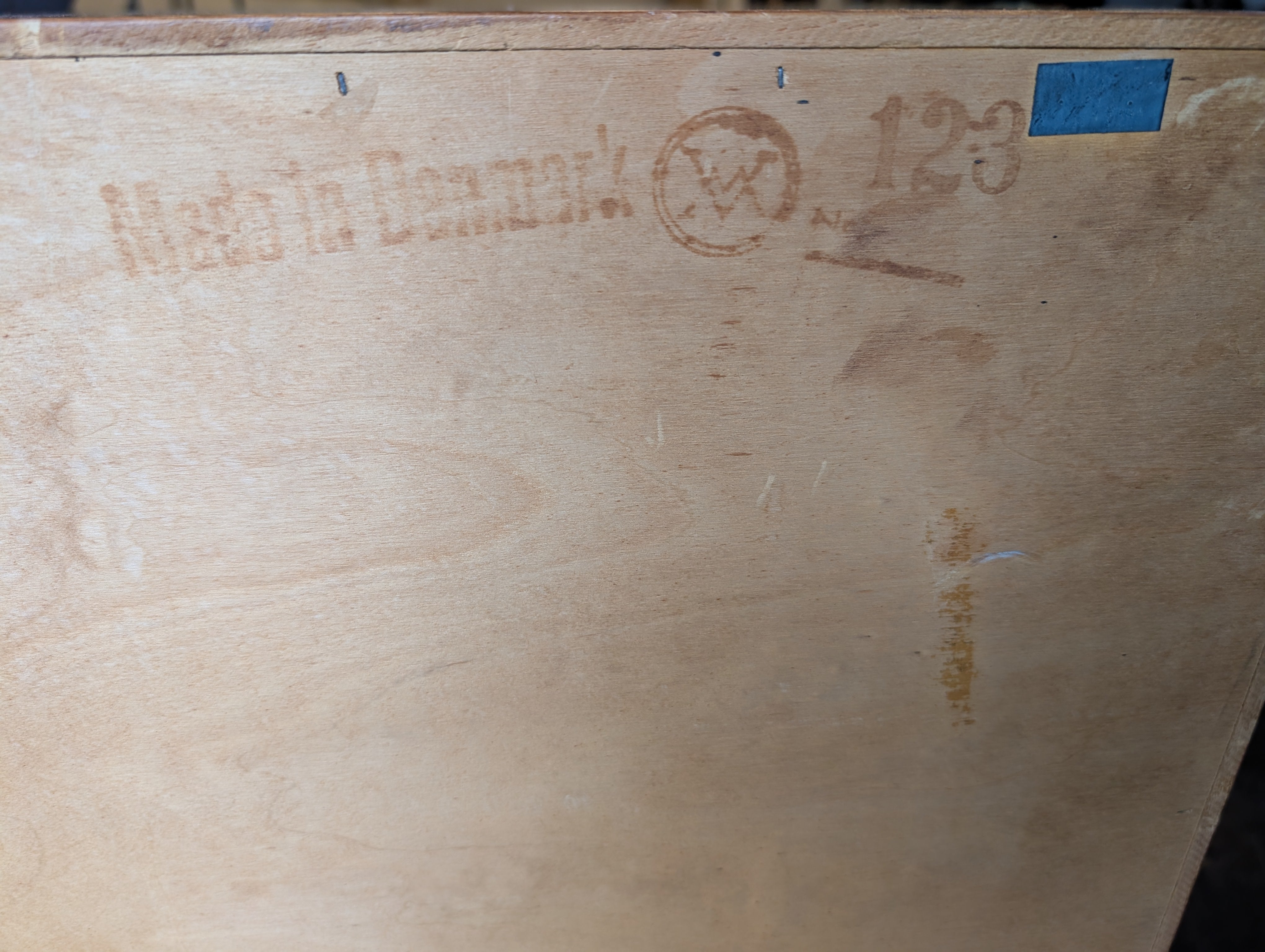 Danish Control Contemporary Wood 10 Drawer Chest