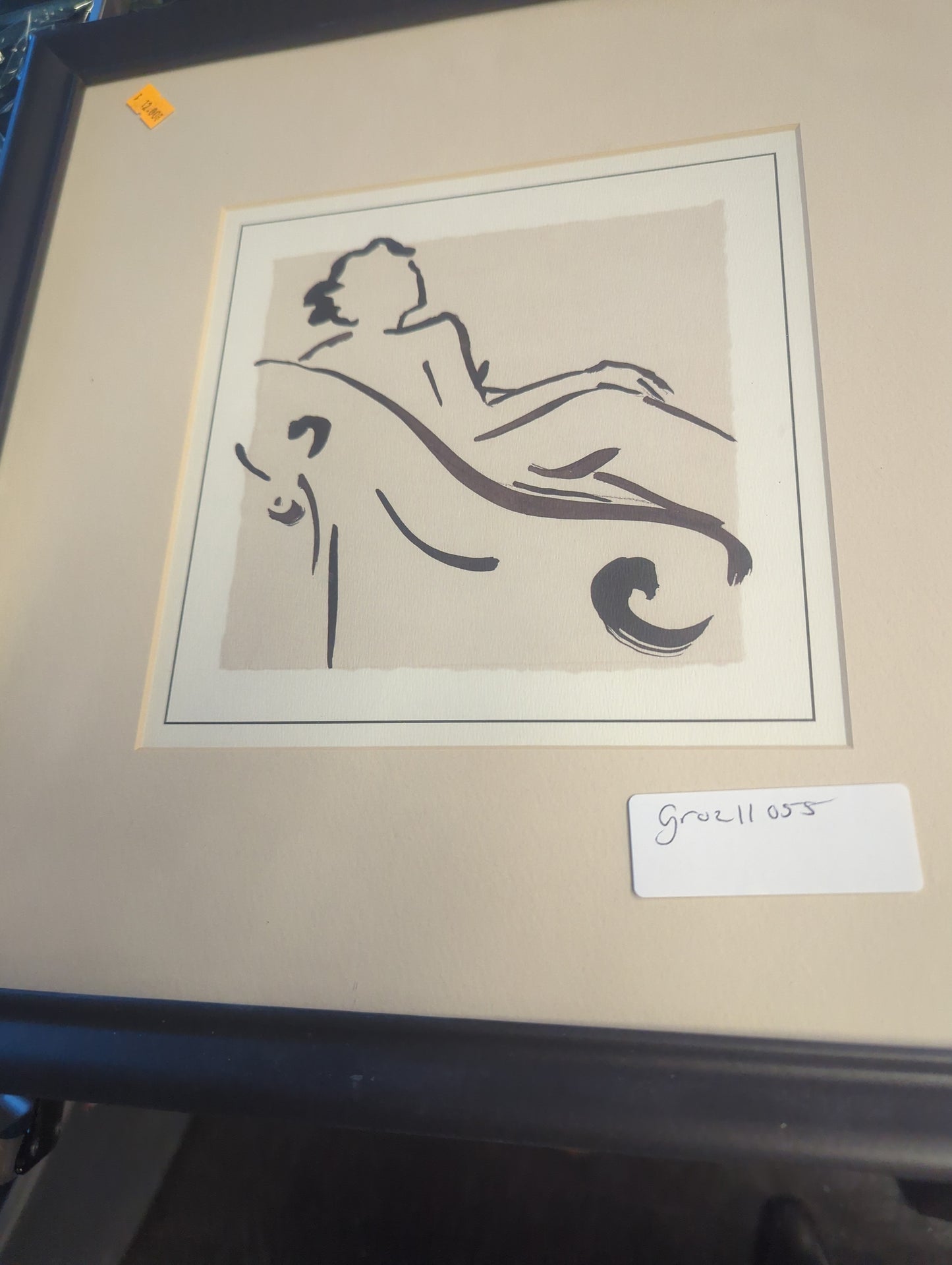 Lounging woman sketch