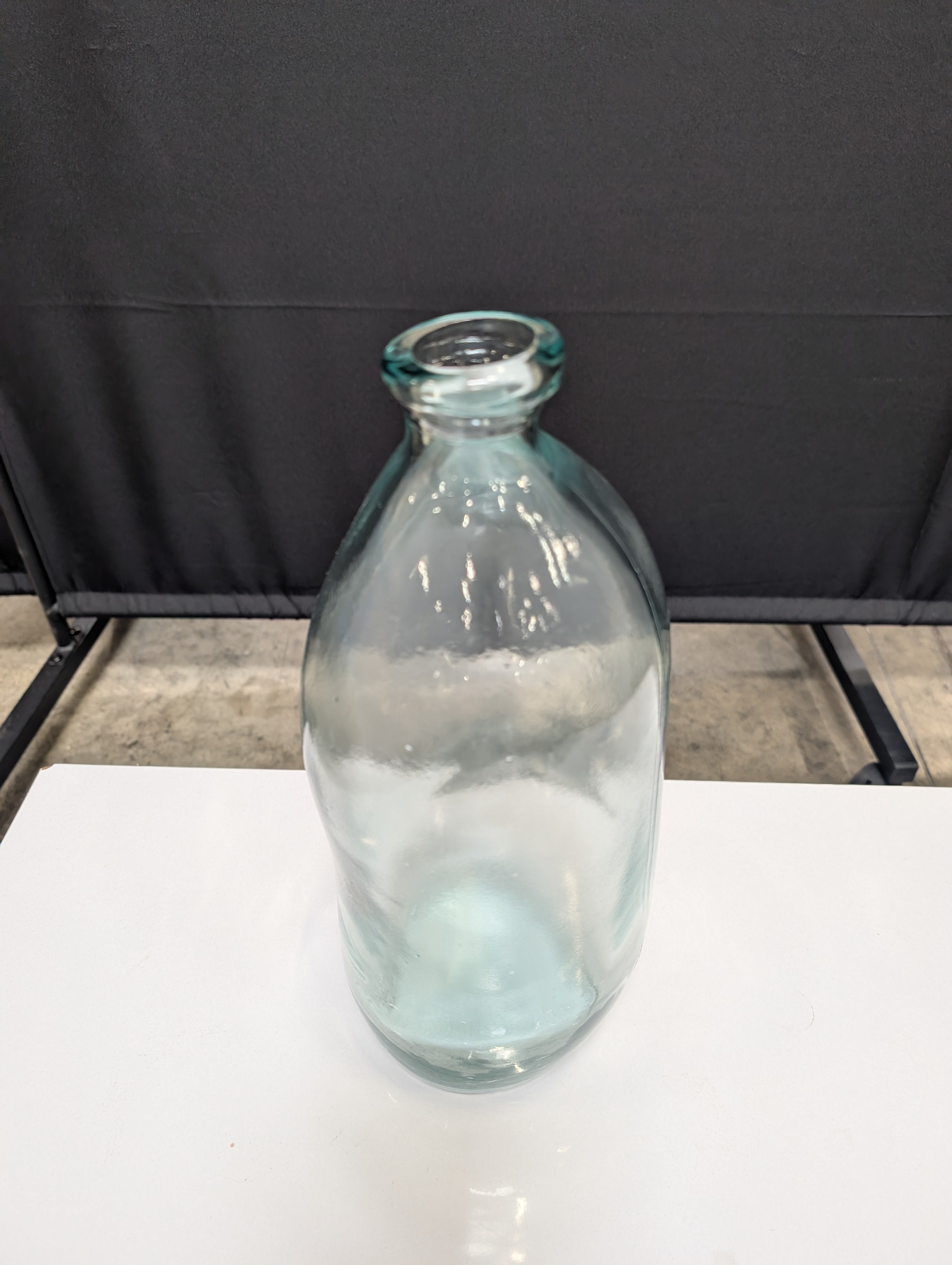 Rustic Tinted Glass Bottle Vase