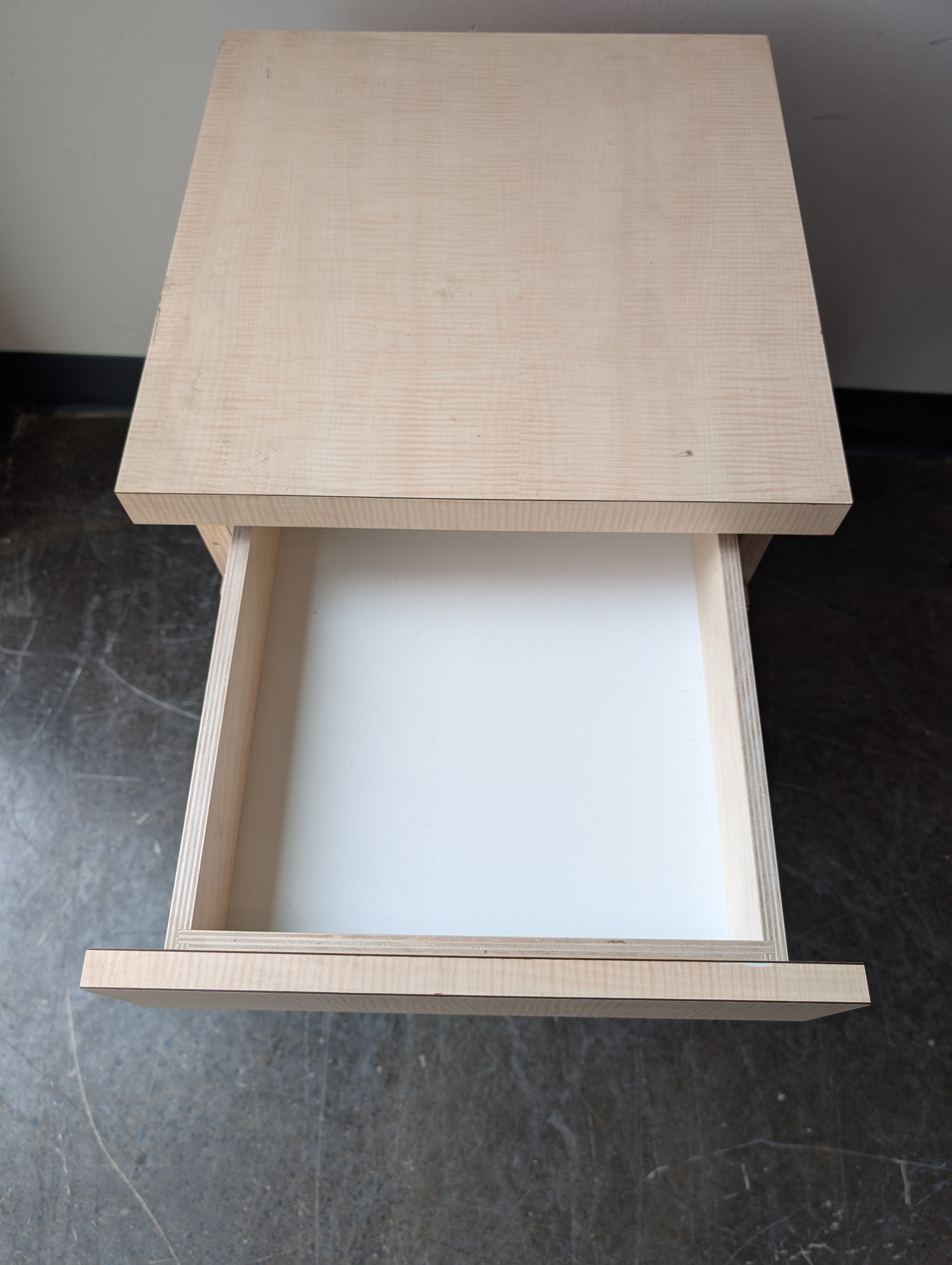 Versatile Light Wood Tone Storage Cabinet