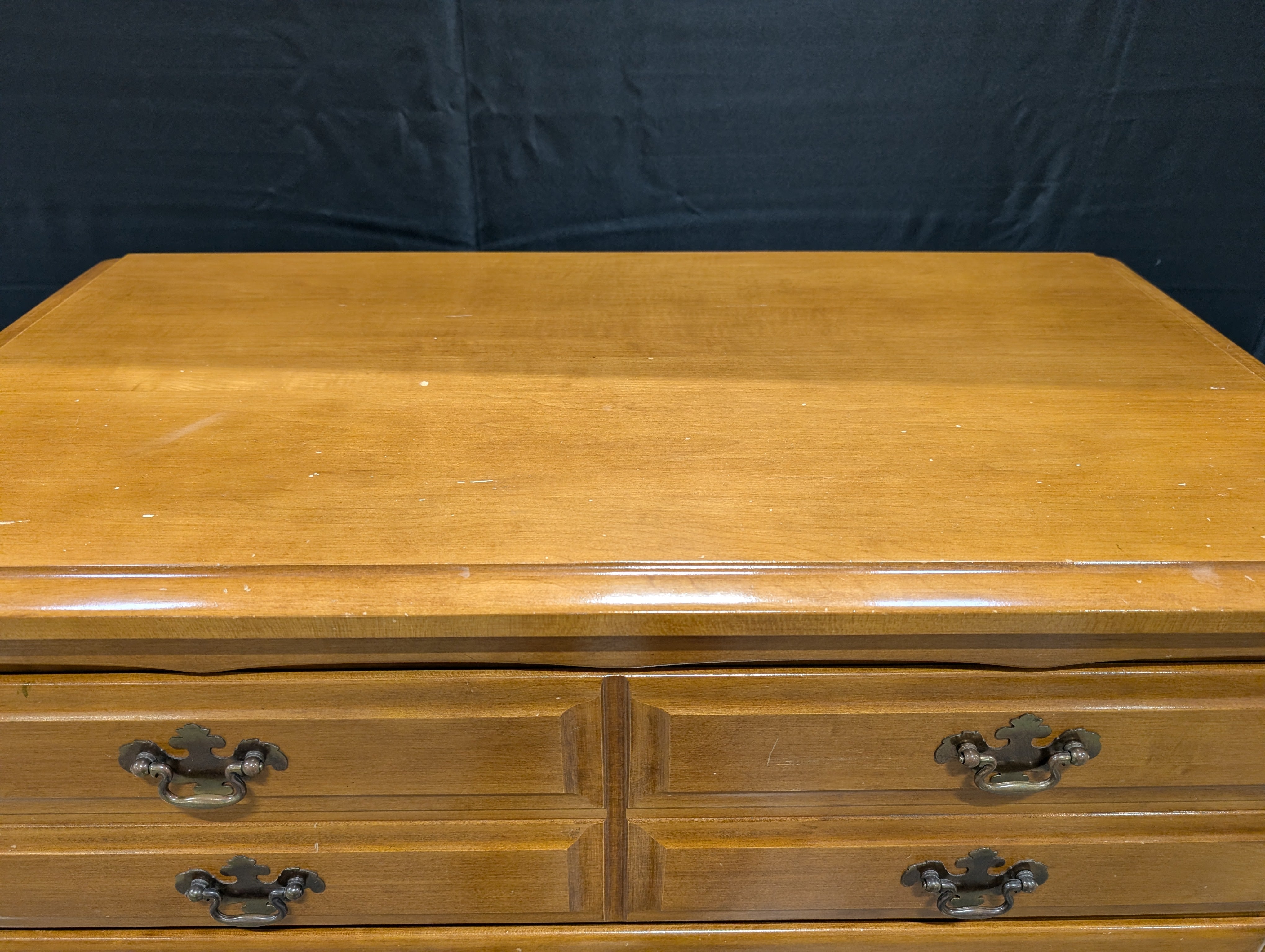 Traditional Five-Drawer Wooden Chest