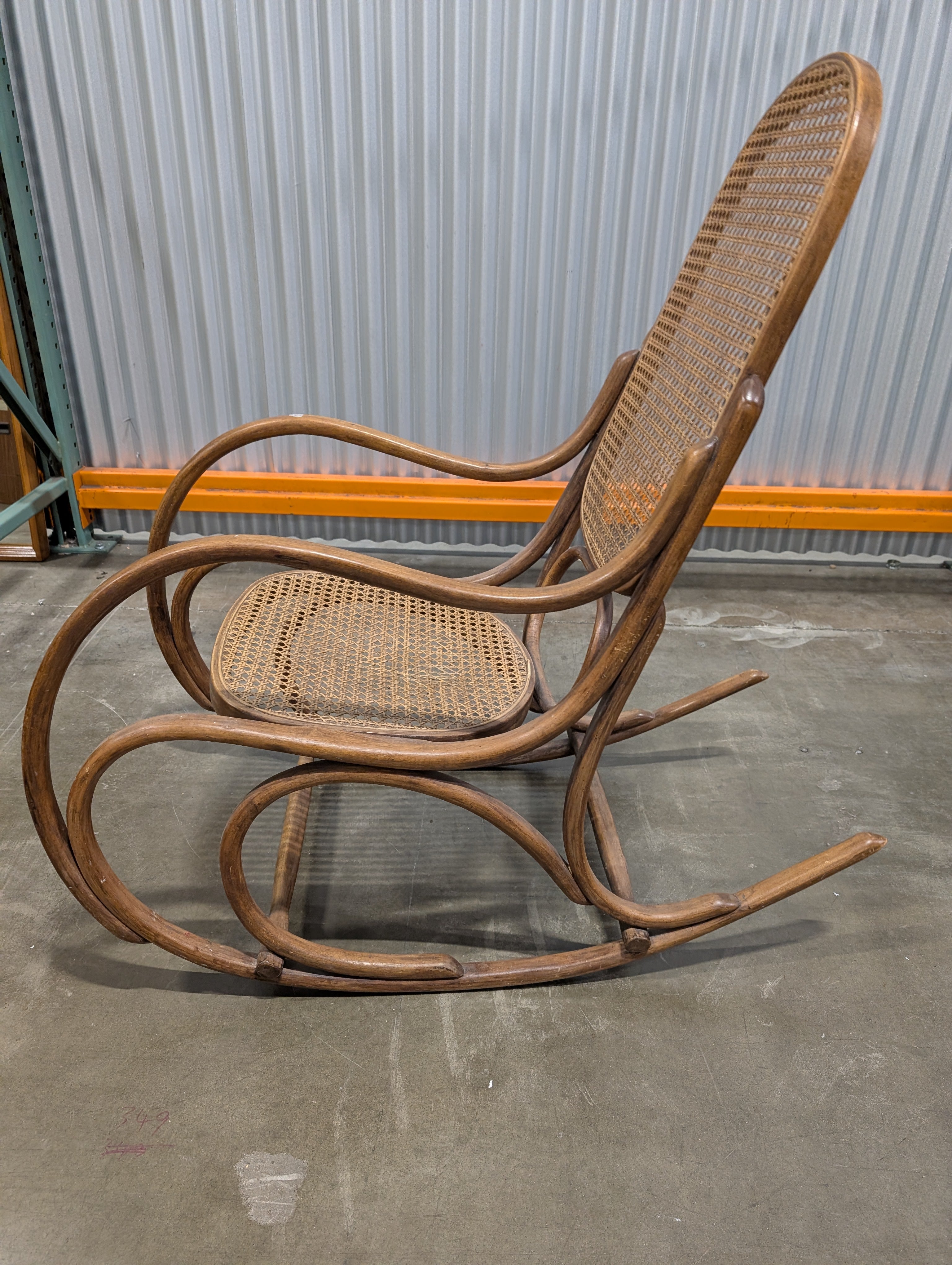Vintage STOR-AL Wicker Rocking Chair