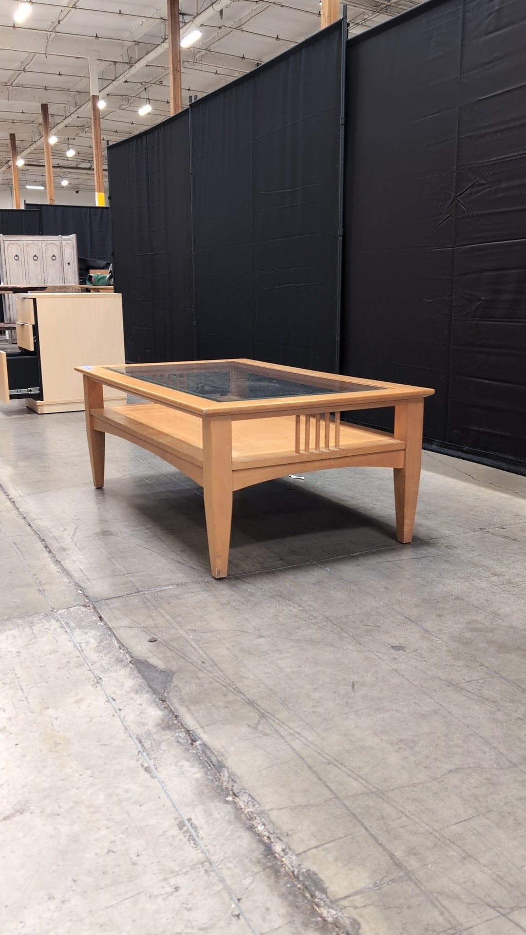 Versatile Light Brown Hardwood Recessed Frame