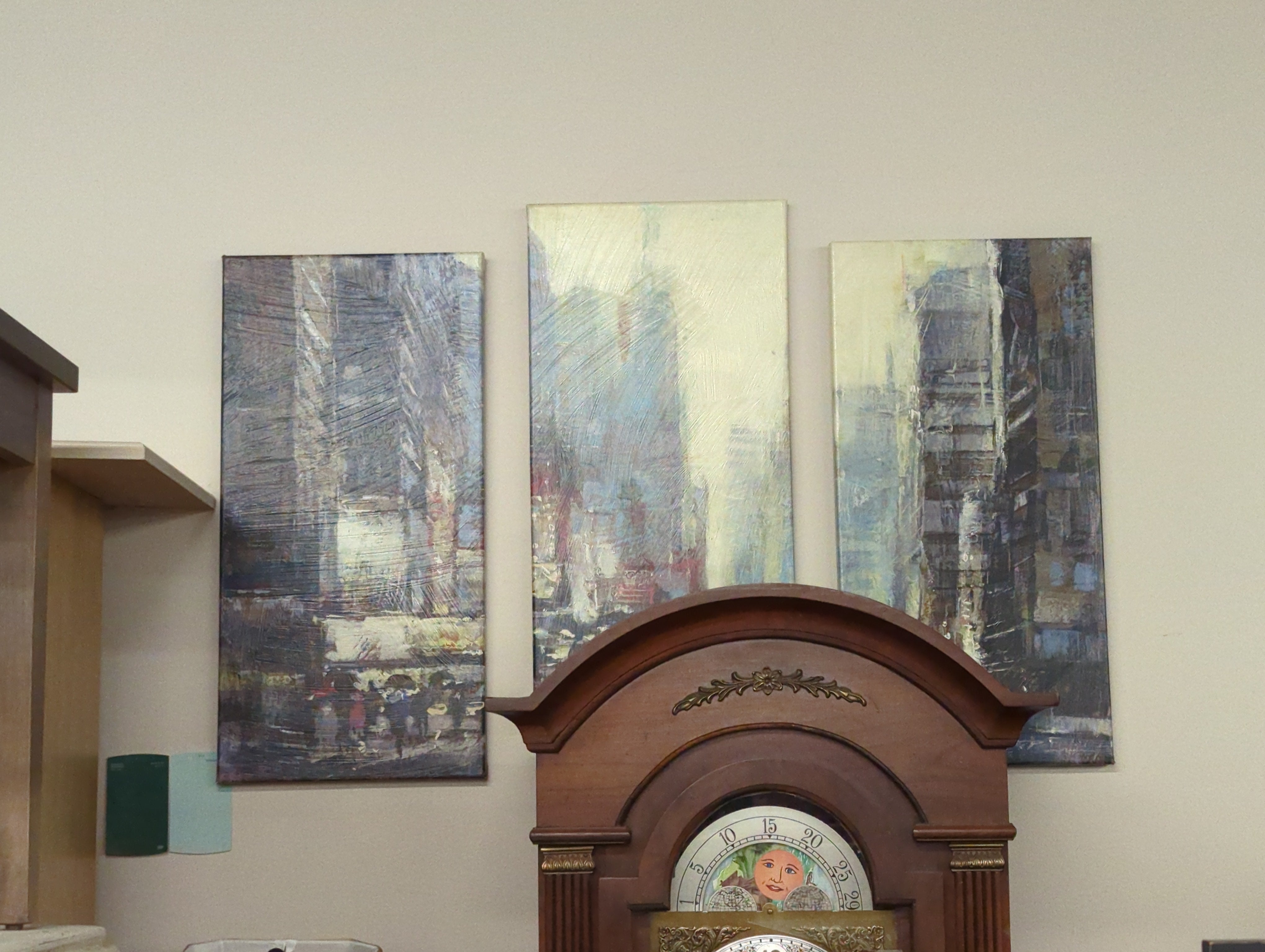3 Paintings "Streets of New York"