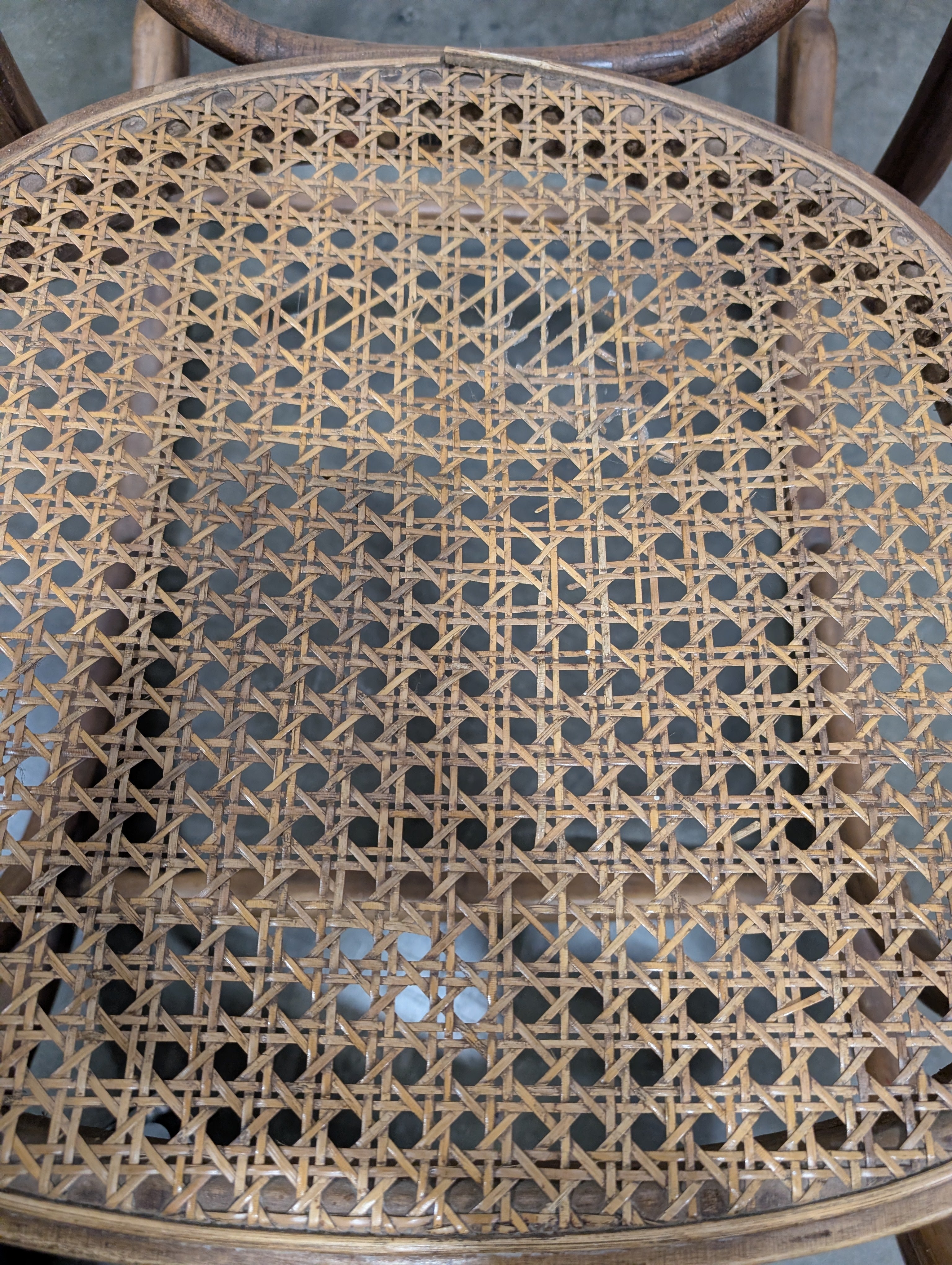 Vintage STOR-AL Wicker Rocking Chair