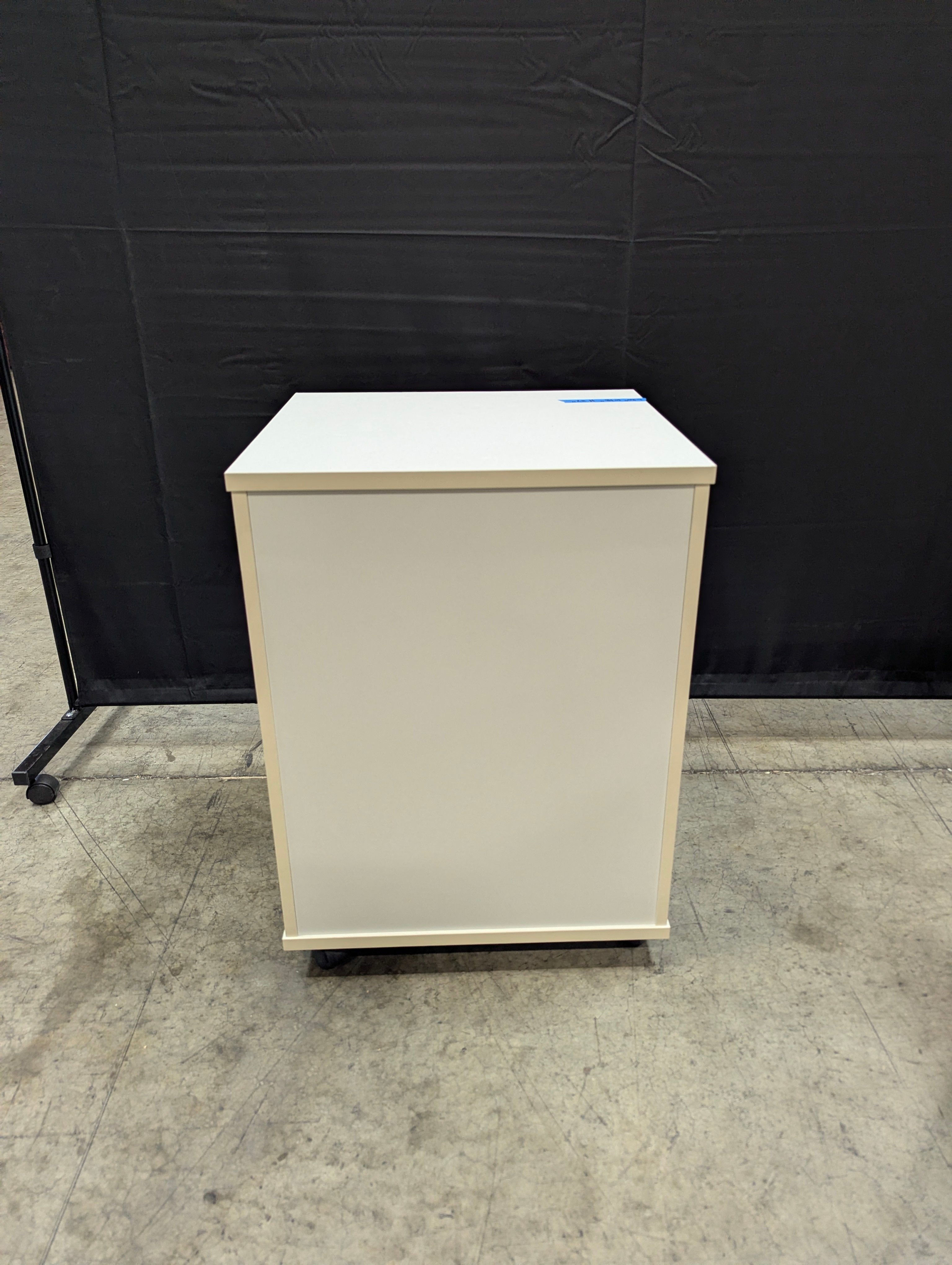 Compact Three-Drawer Mobile Storage Cabinet