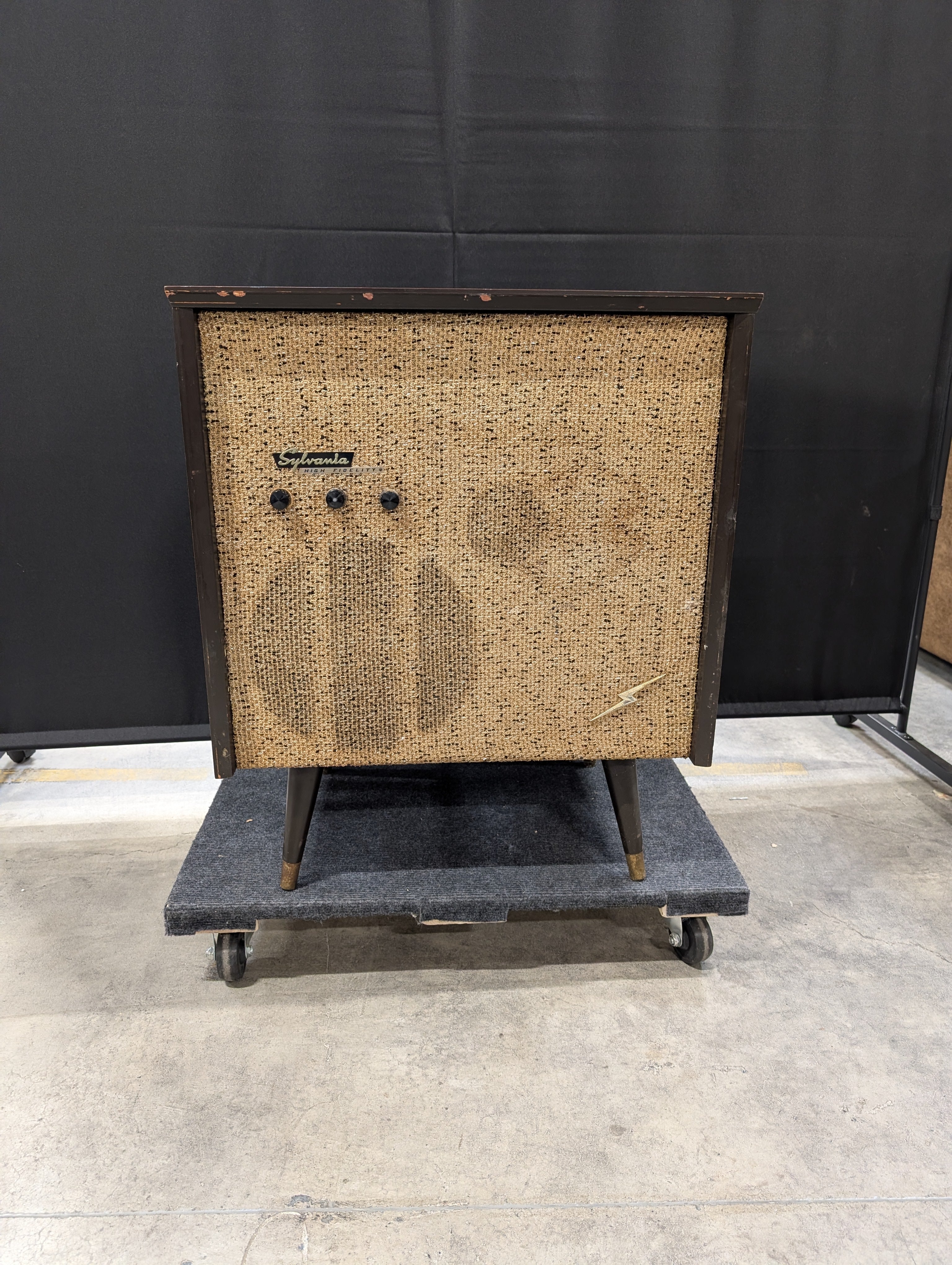 Sylvania Record Player with Record Storage
