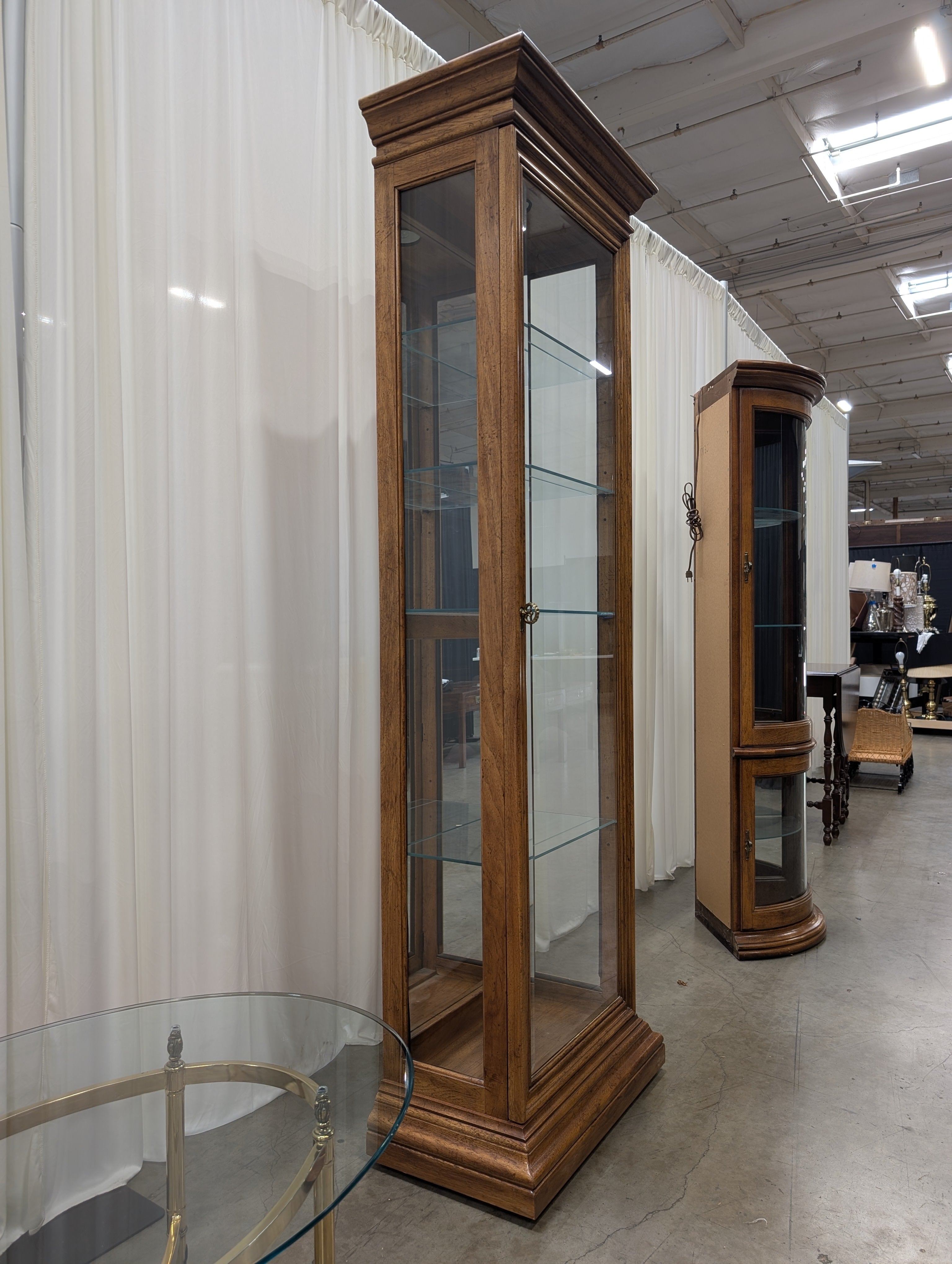 Vintage American of Martinsville lighted Curio Cabinet