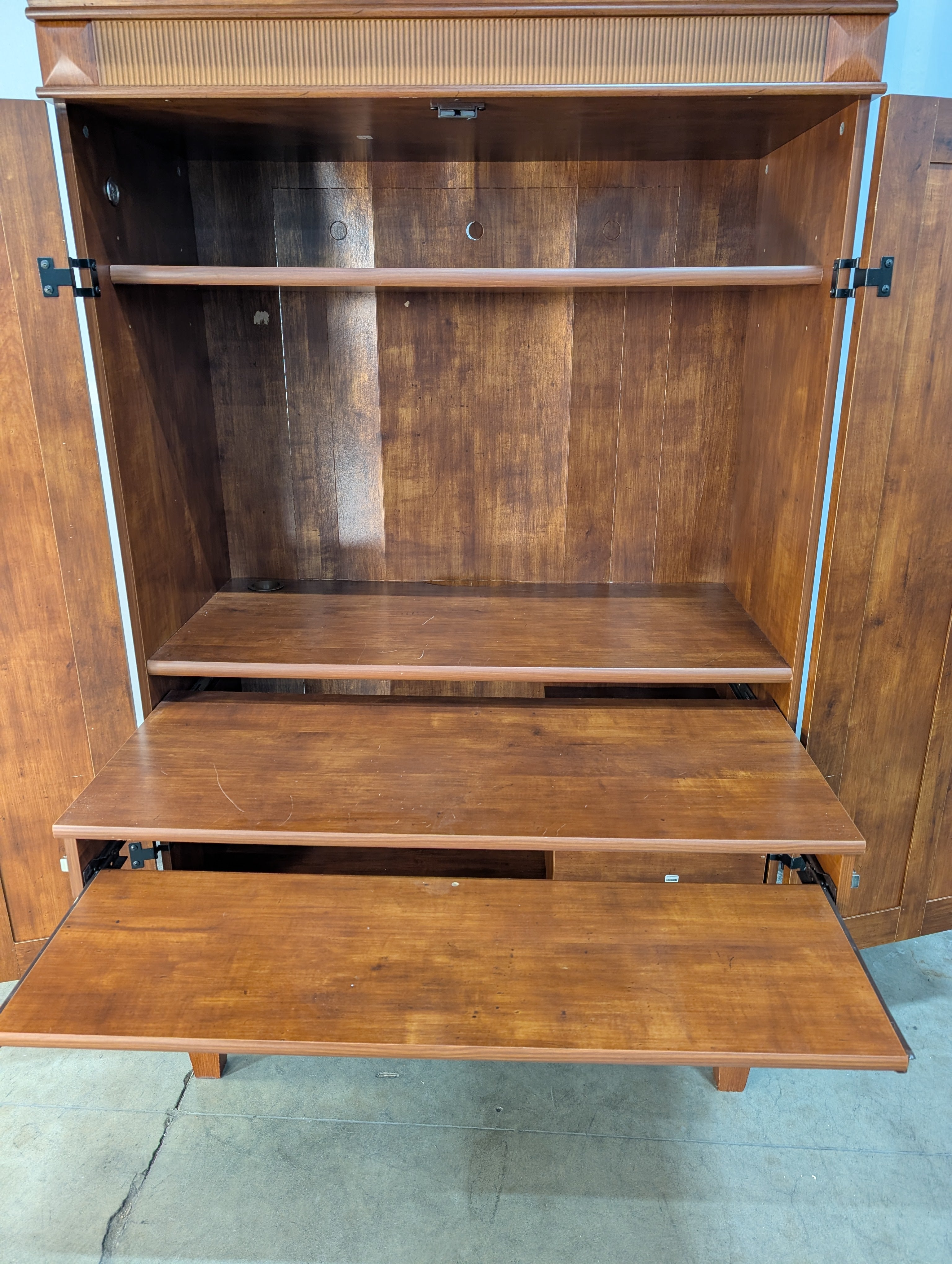 Classic Wood Wardrobe Armoire Storage Cabinet
