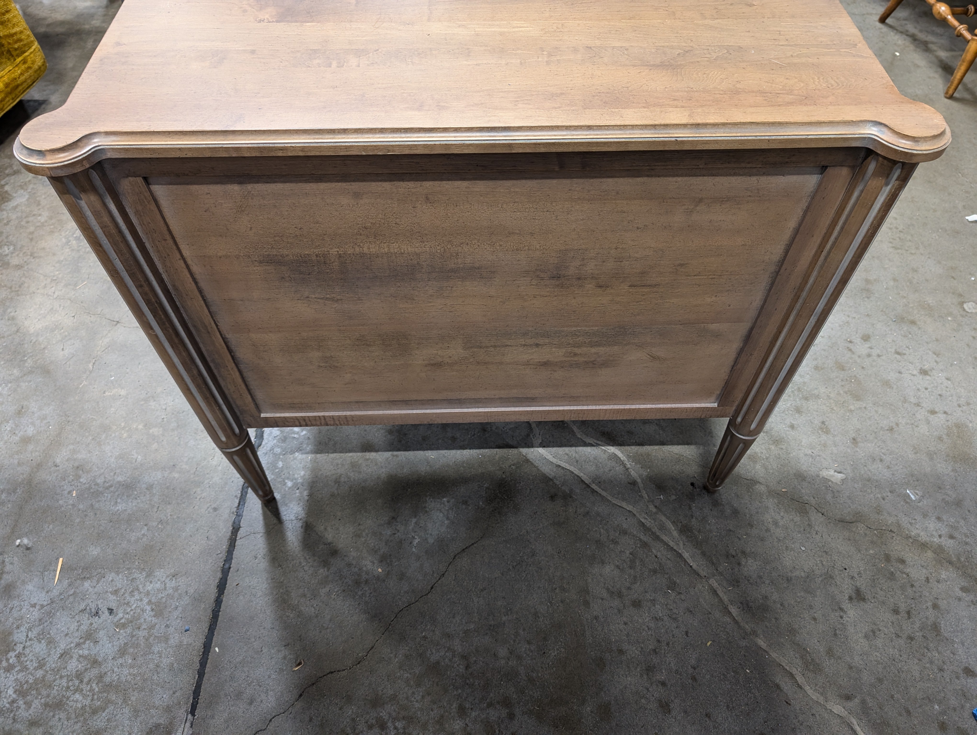 Ethan Allen Traditional Light Brown Wood Three-Drawer Chest