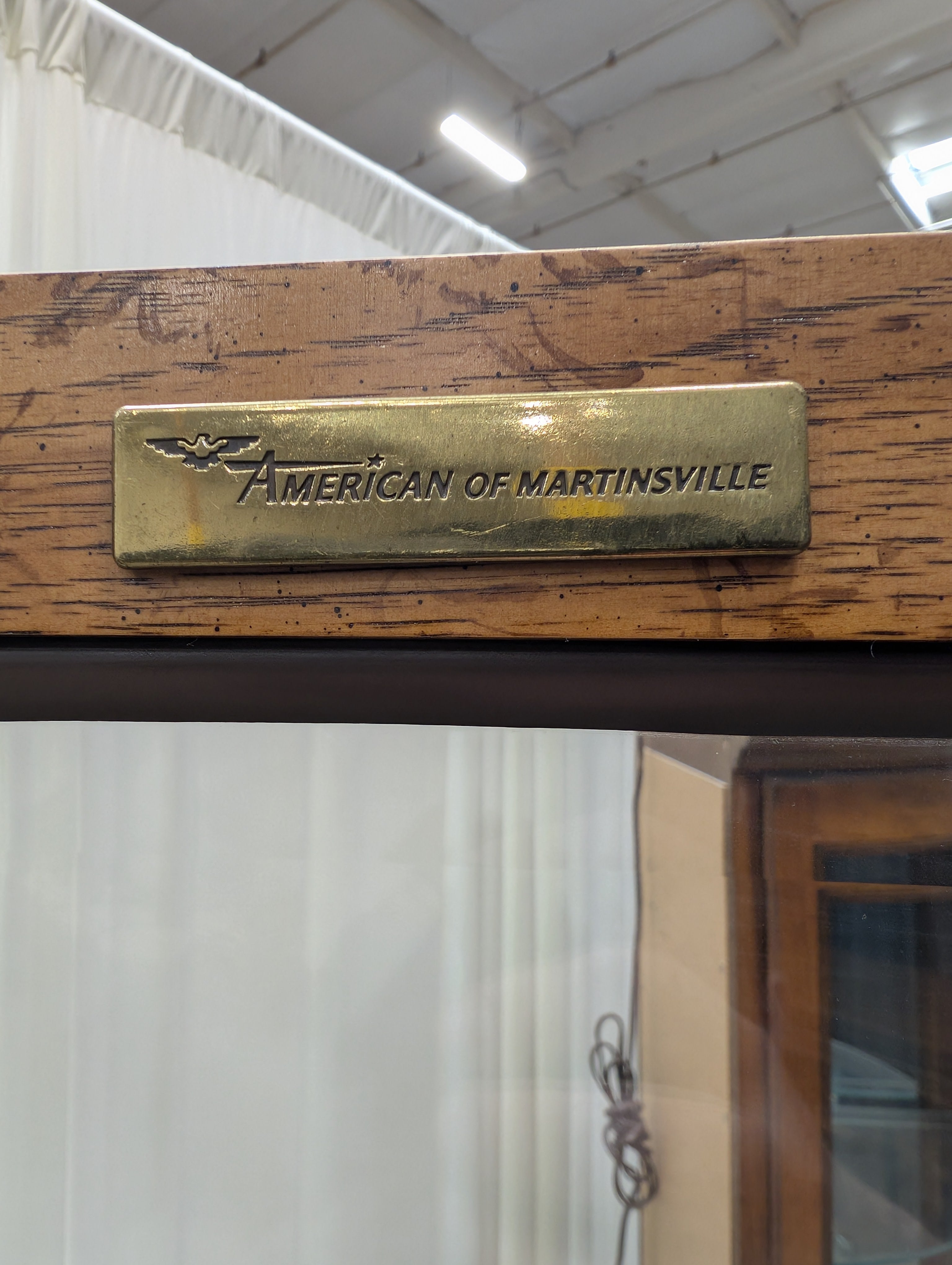 Vintage American of Martinsville lighted Curio Cabinet