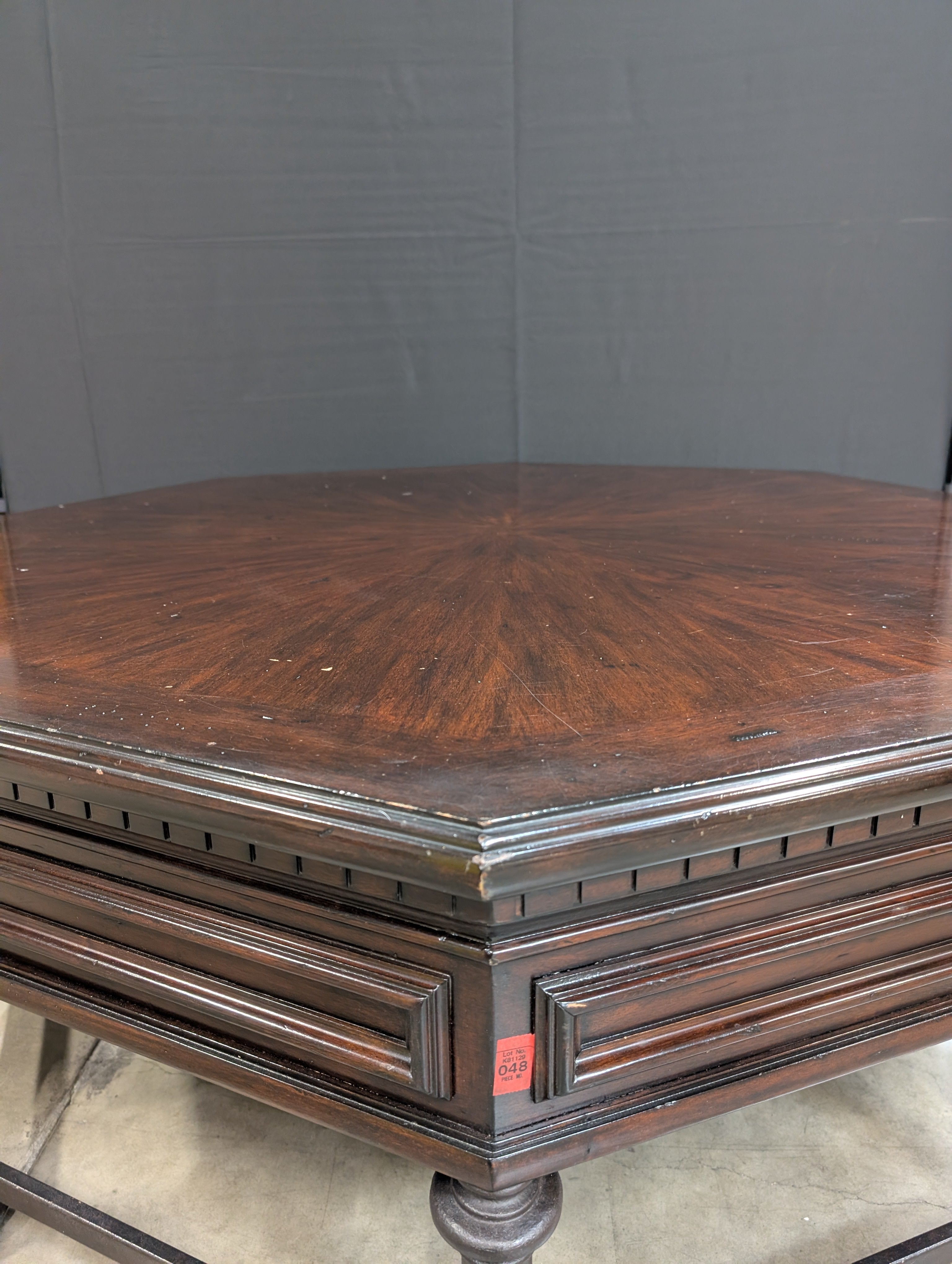 Hexagon Hardwood Coffee Table