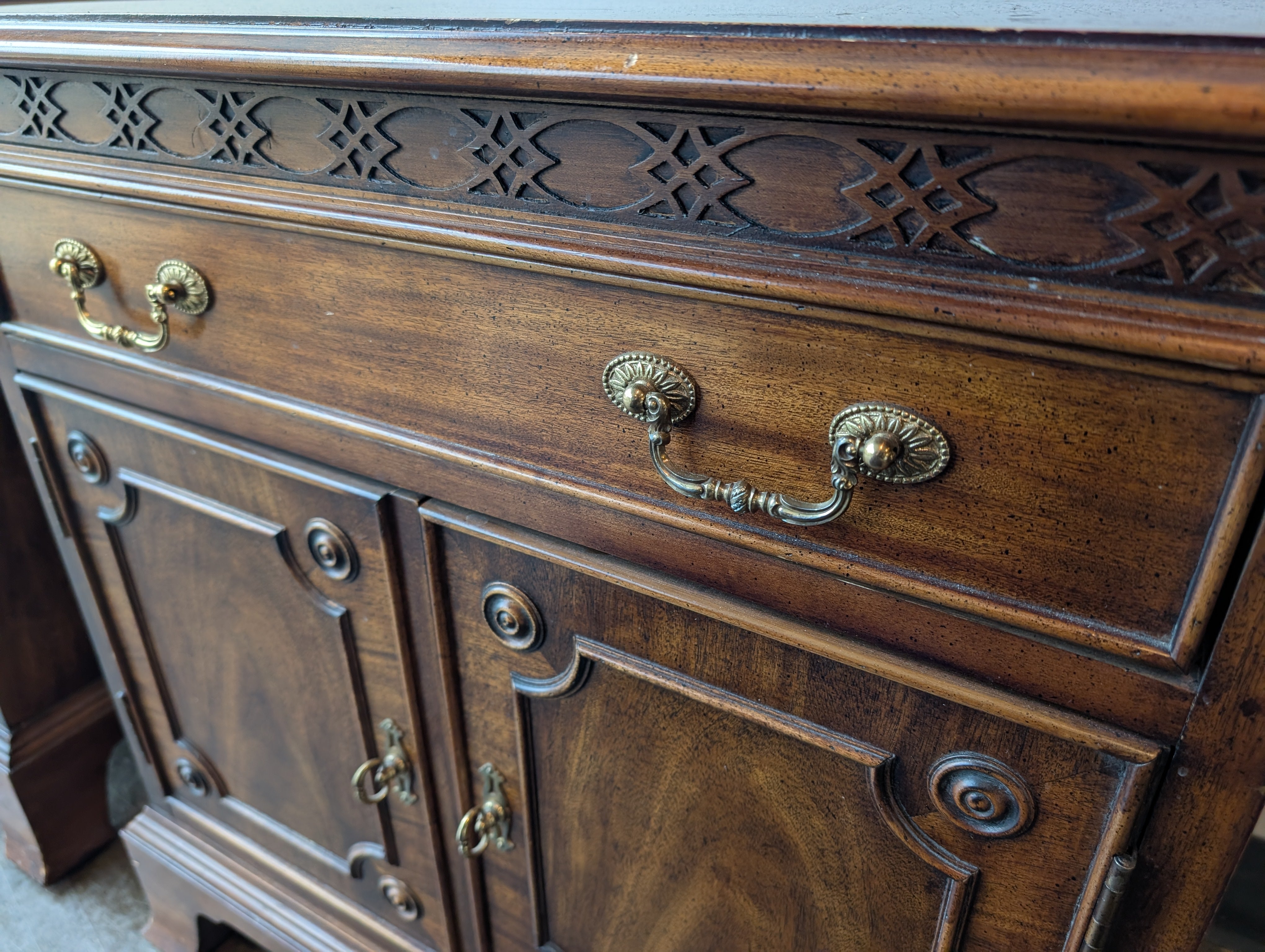 Pair of Century Furniture Traditional Wood Nightstand with Cabinet