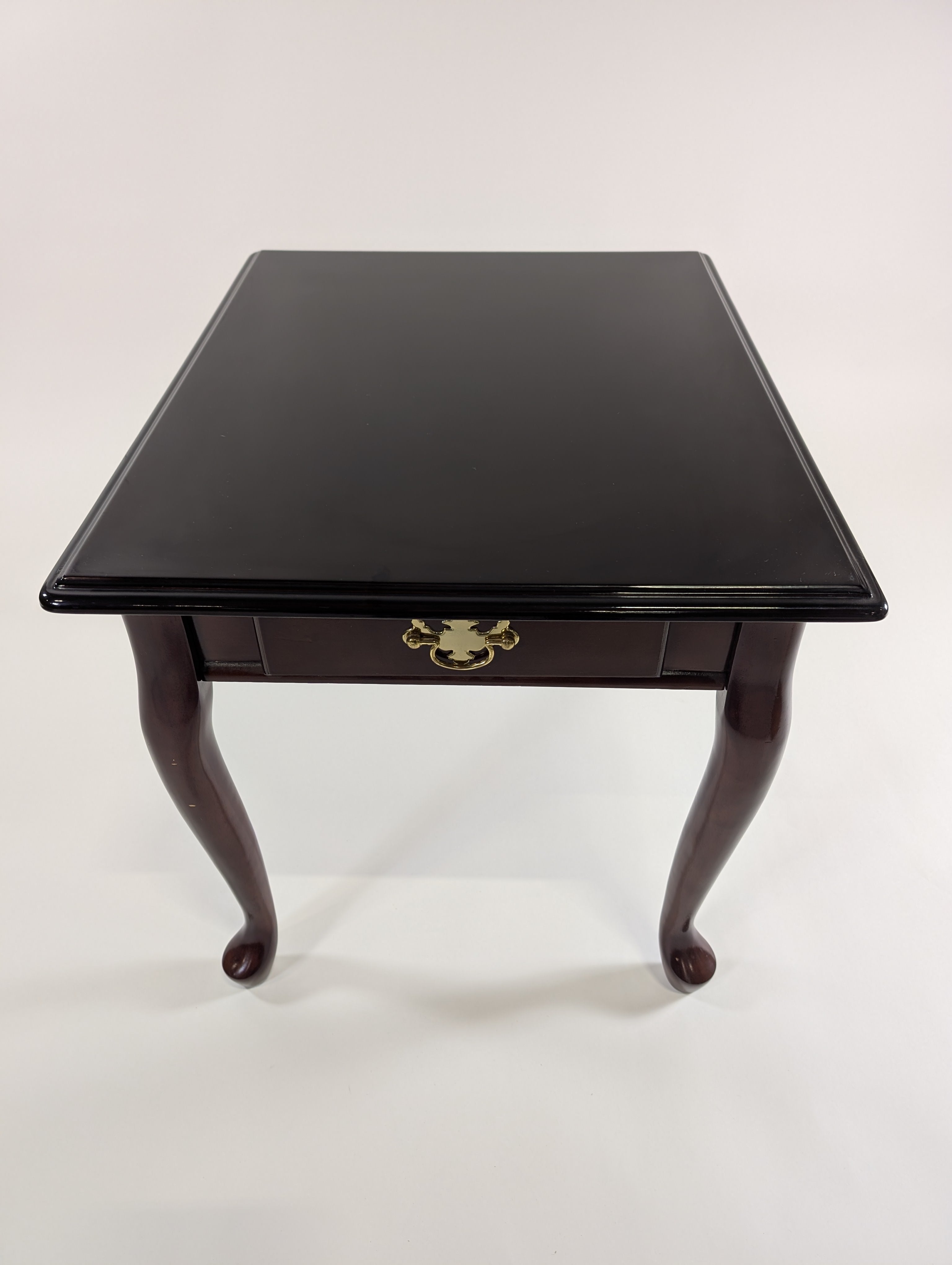 Traditional Dark Wood Side Table