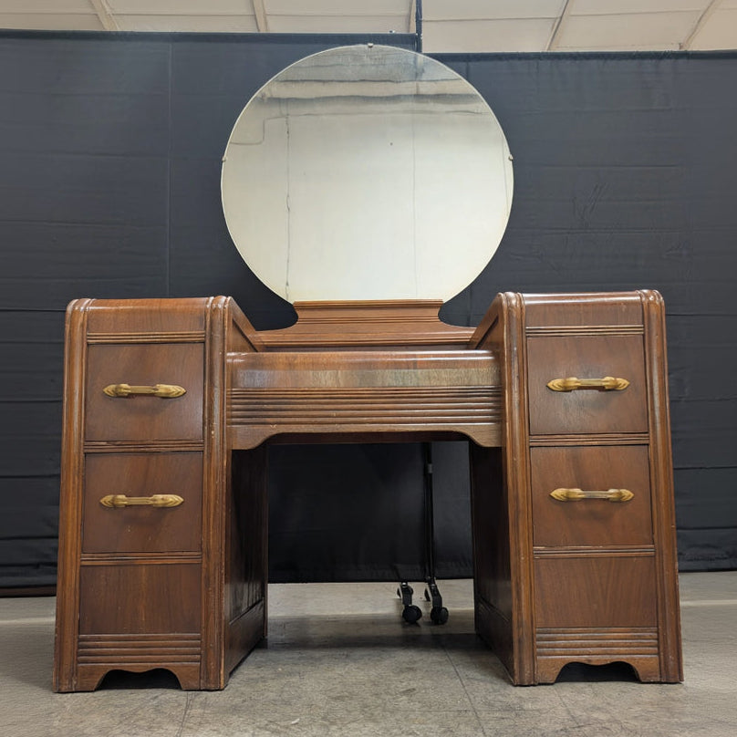 Vintage Art Deco Waterfall Vanity