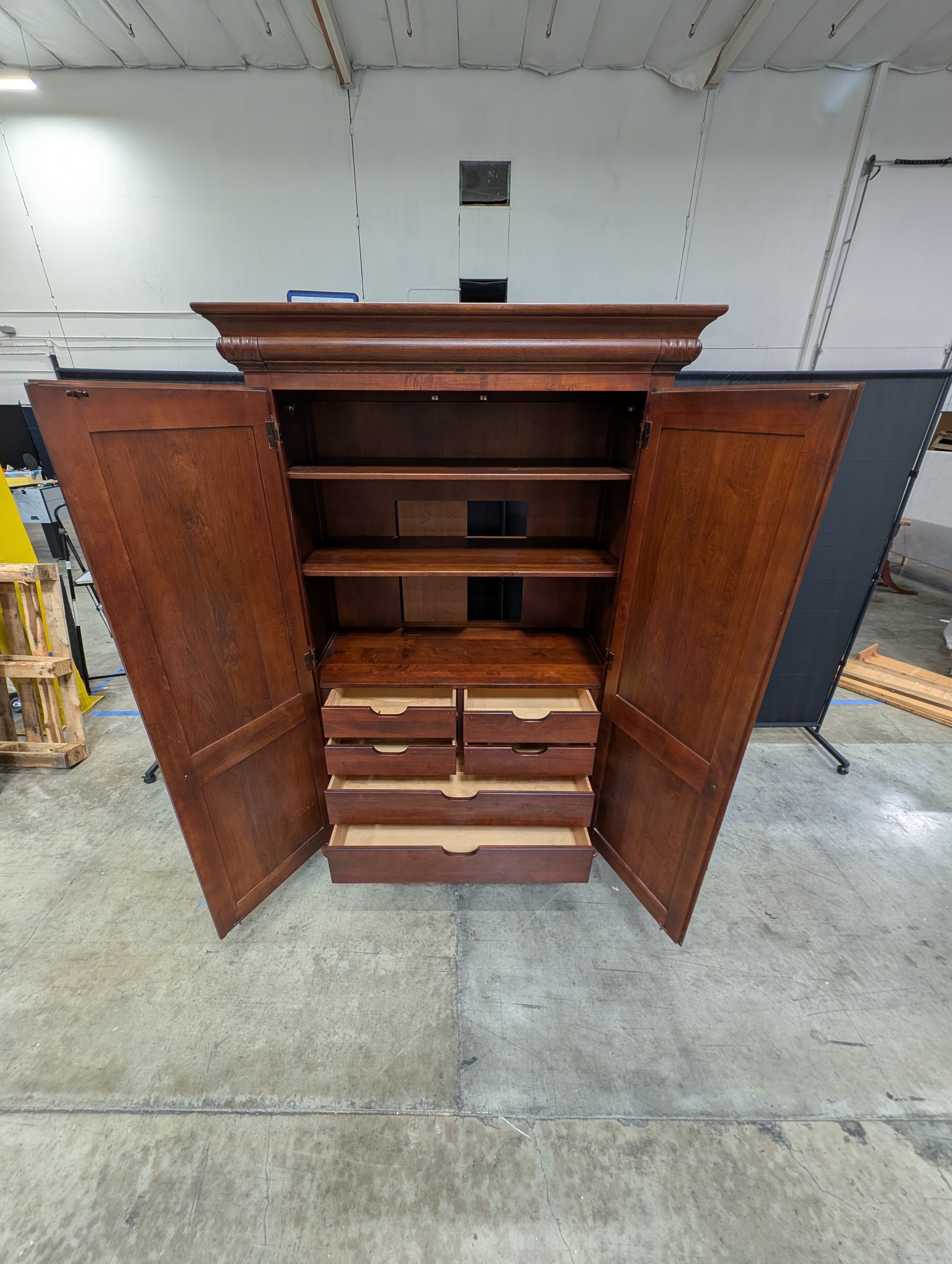 ETHAN ALLEN British Classics Cherry Armoire
